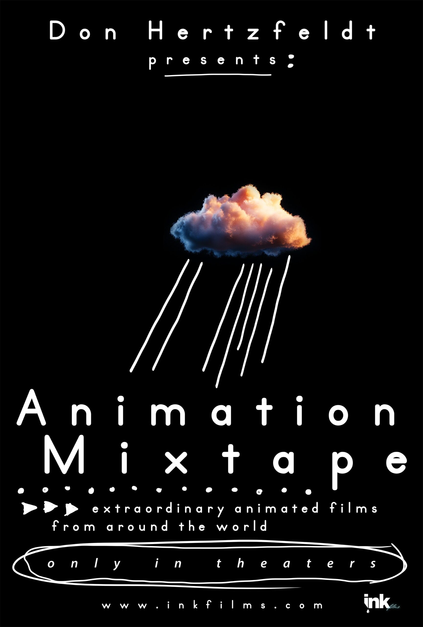 Poster for Animation Mixtape (2025) curated by Don Hertzfeldt