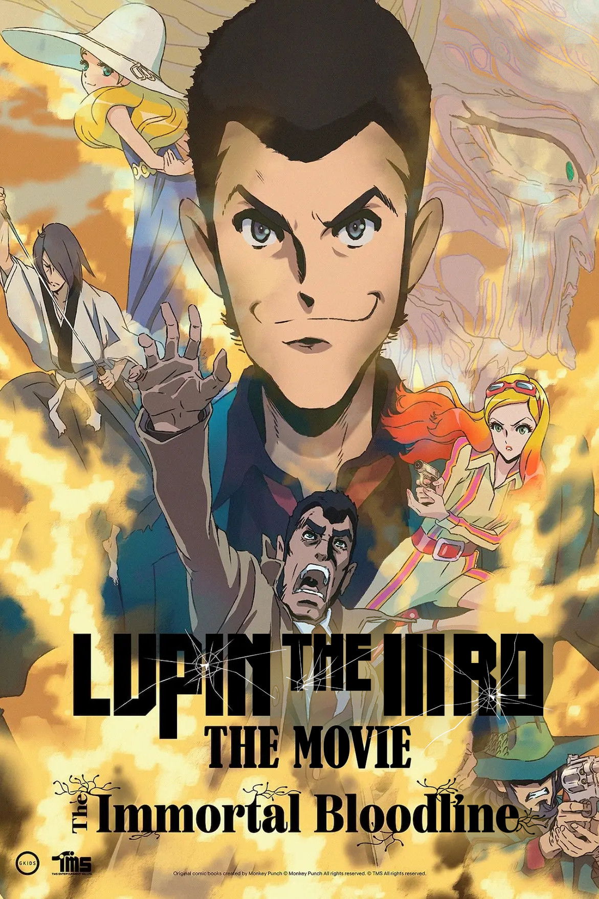 Poster for Lupin the Third: The Movie – The Immortal Bloodline (2026)