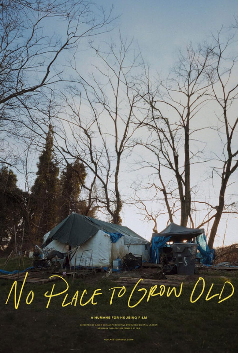 Poster for No Place to Grow Old (2024) with OSU Age-Friendly Innovation Center and Community Panel (Free RSVP)