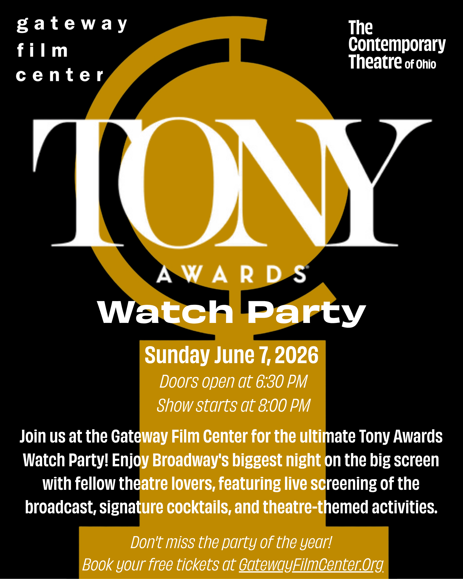 Poster for 2026 Tony Awards