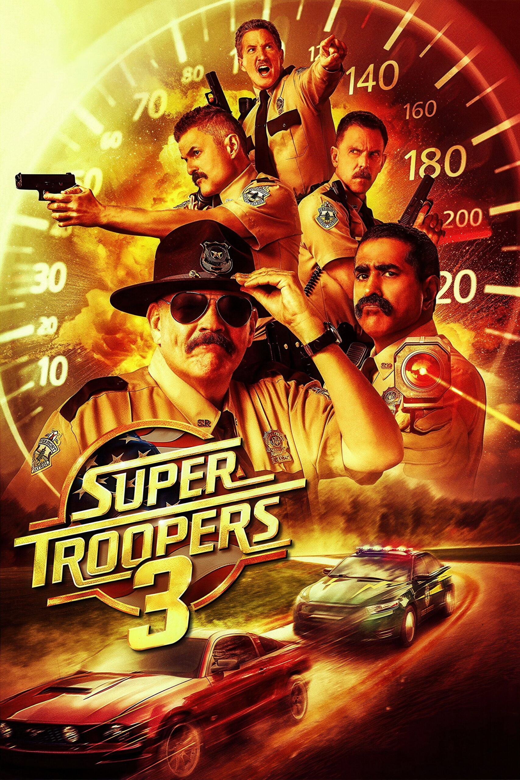 Poster for Super Troopers 3 (2026) with Livestreamed Q&A