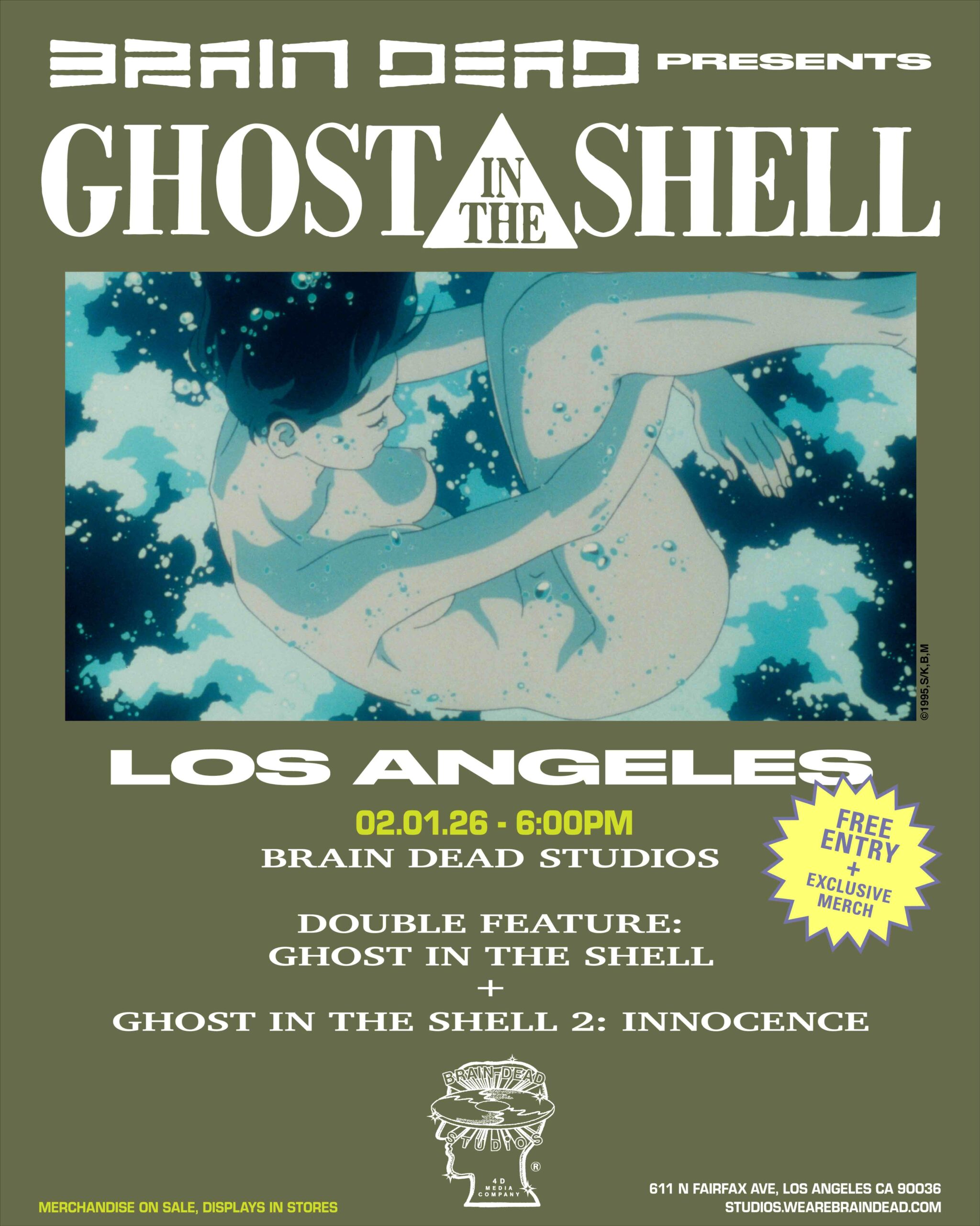 Poster for Ghost in the Shell + Ghost in the Shell 2: Innocence