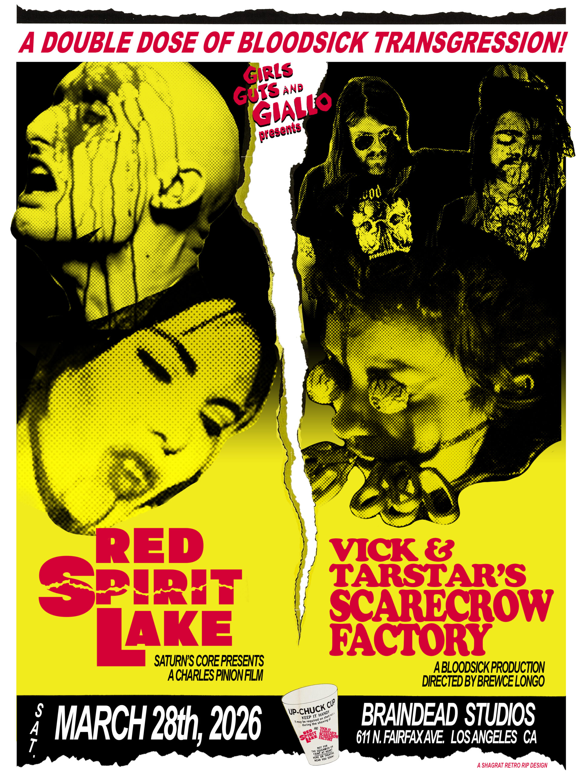 Poster for Red Spirit Lake + Vick & Tarstar’s Scarecrow Factory