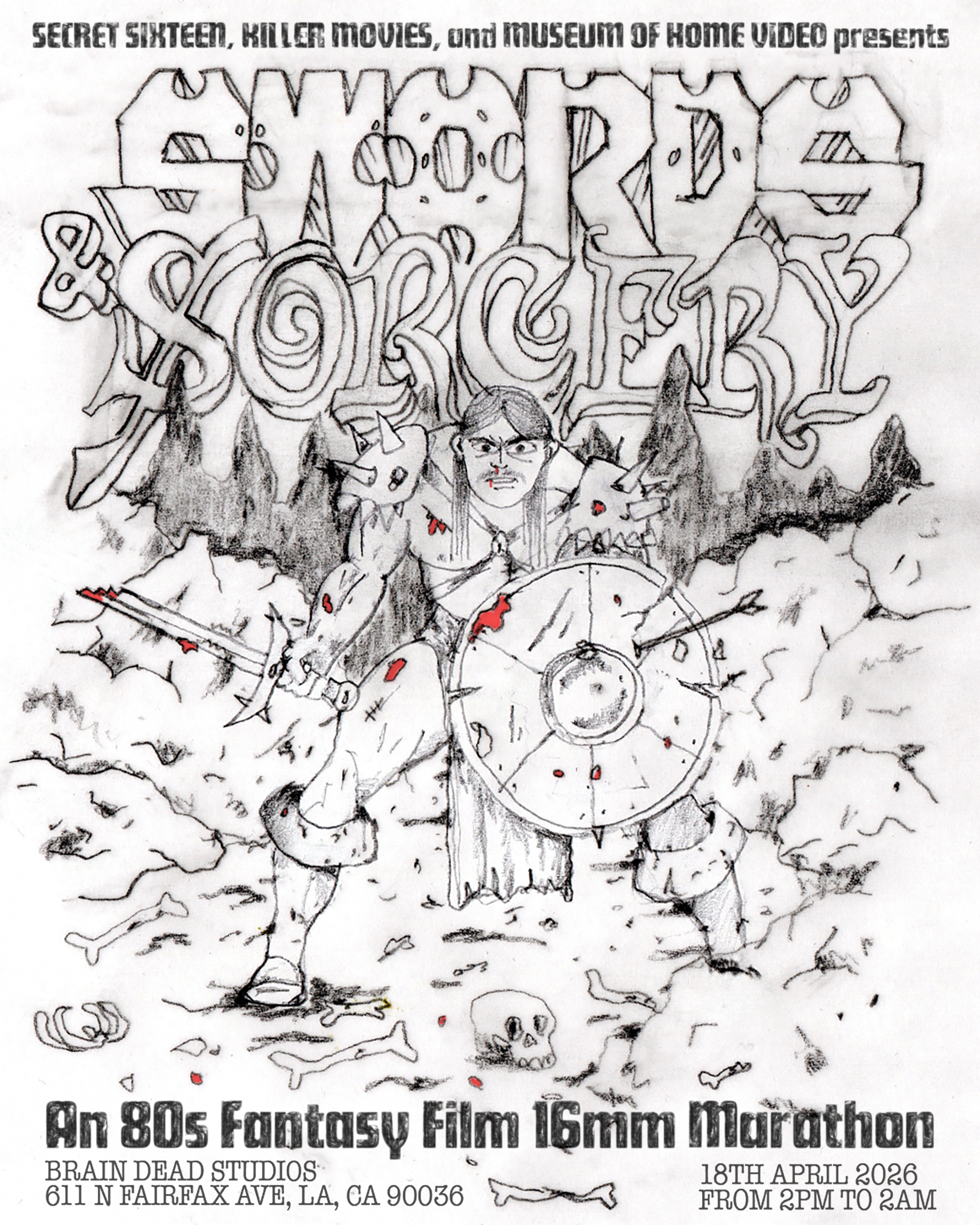 Poster for SECRET SIXTEEN: 80’s SWORDS AND SORCERY
