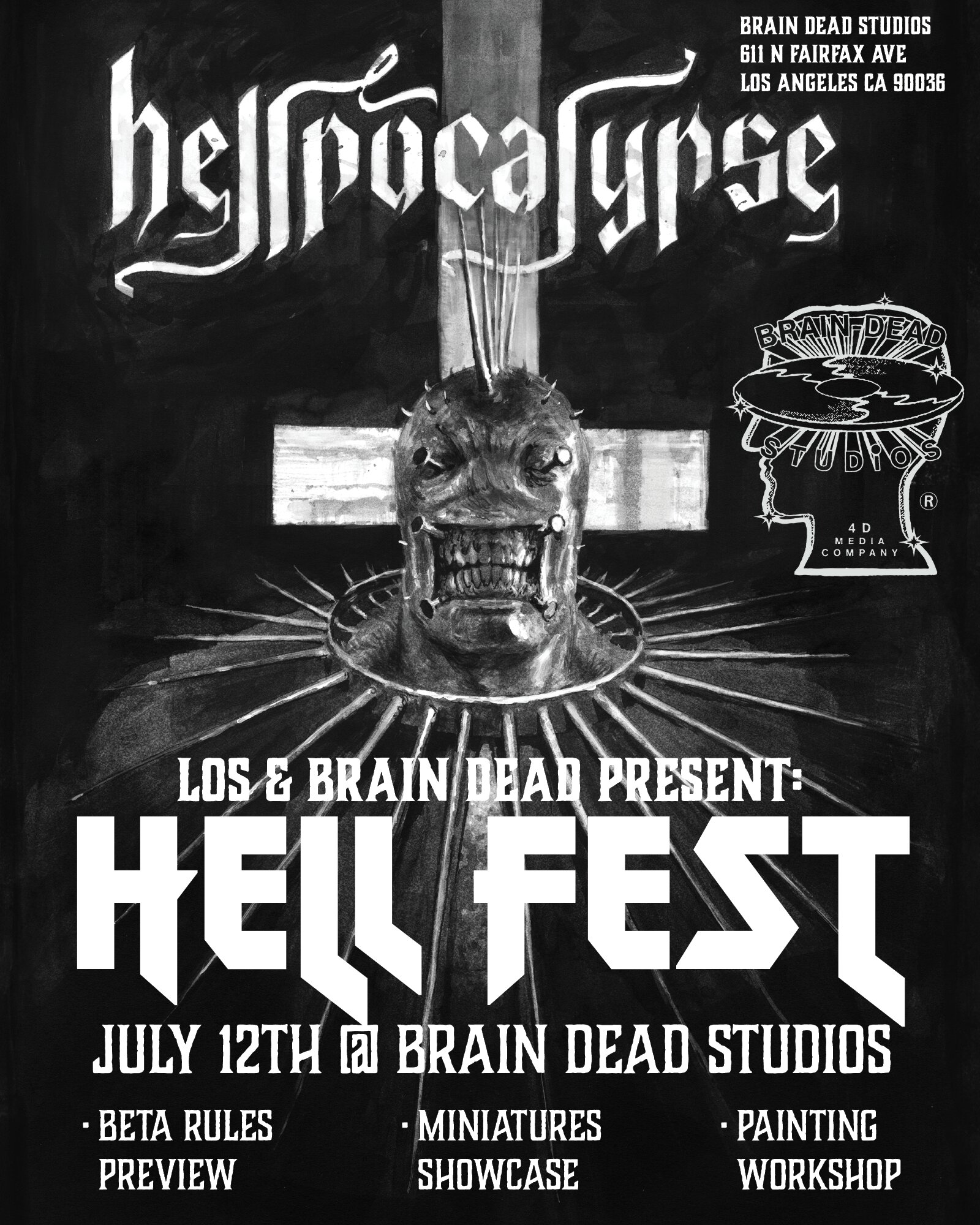Poster for Hellpocalypse presents Hell Fest Workshop