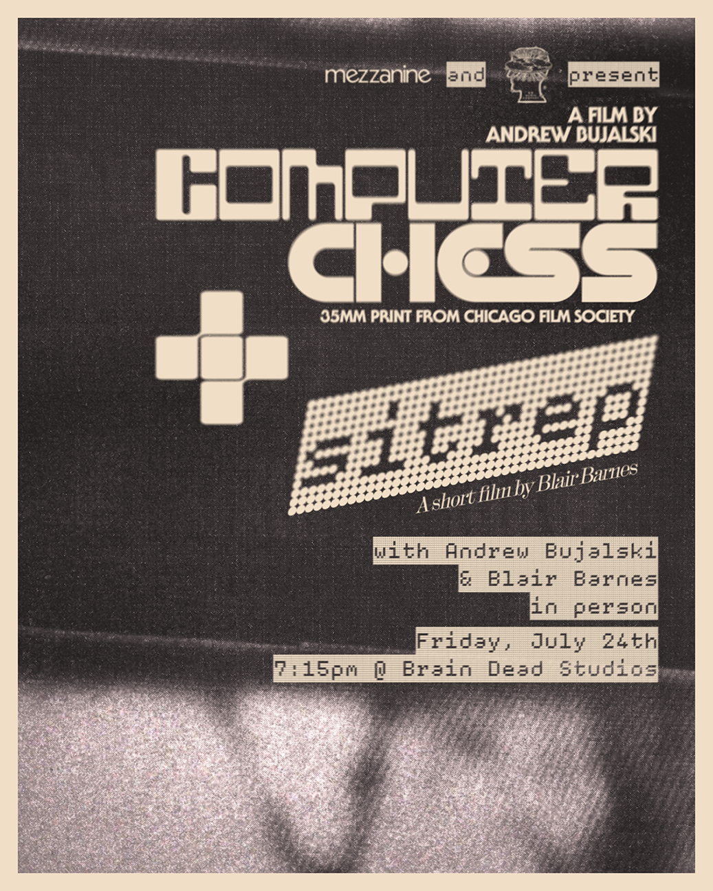 Poster for Mezzanine: COMPUTER CHESS + SITREP