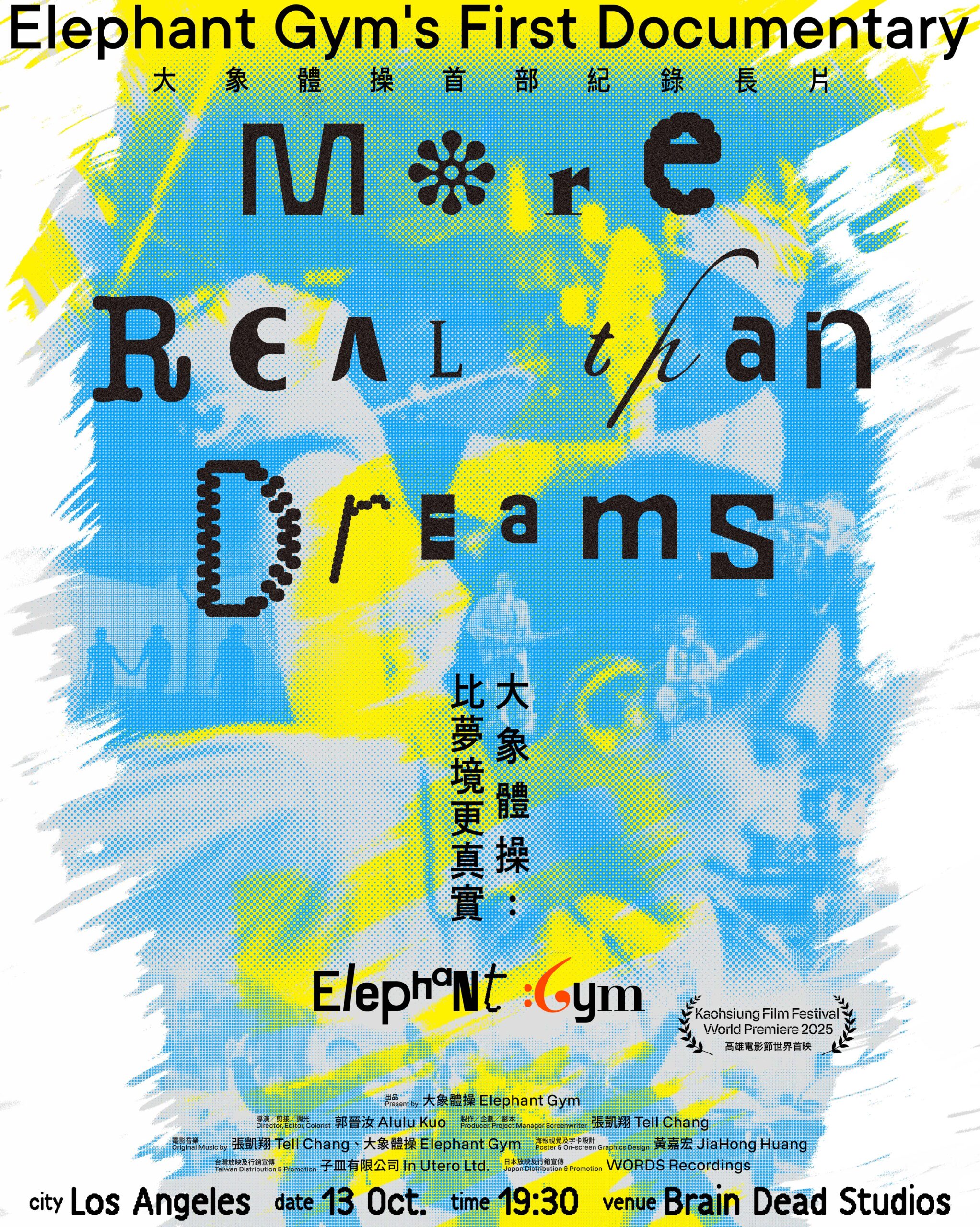 Poster for Elephant Gym: More Real Than Dreams
