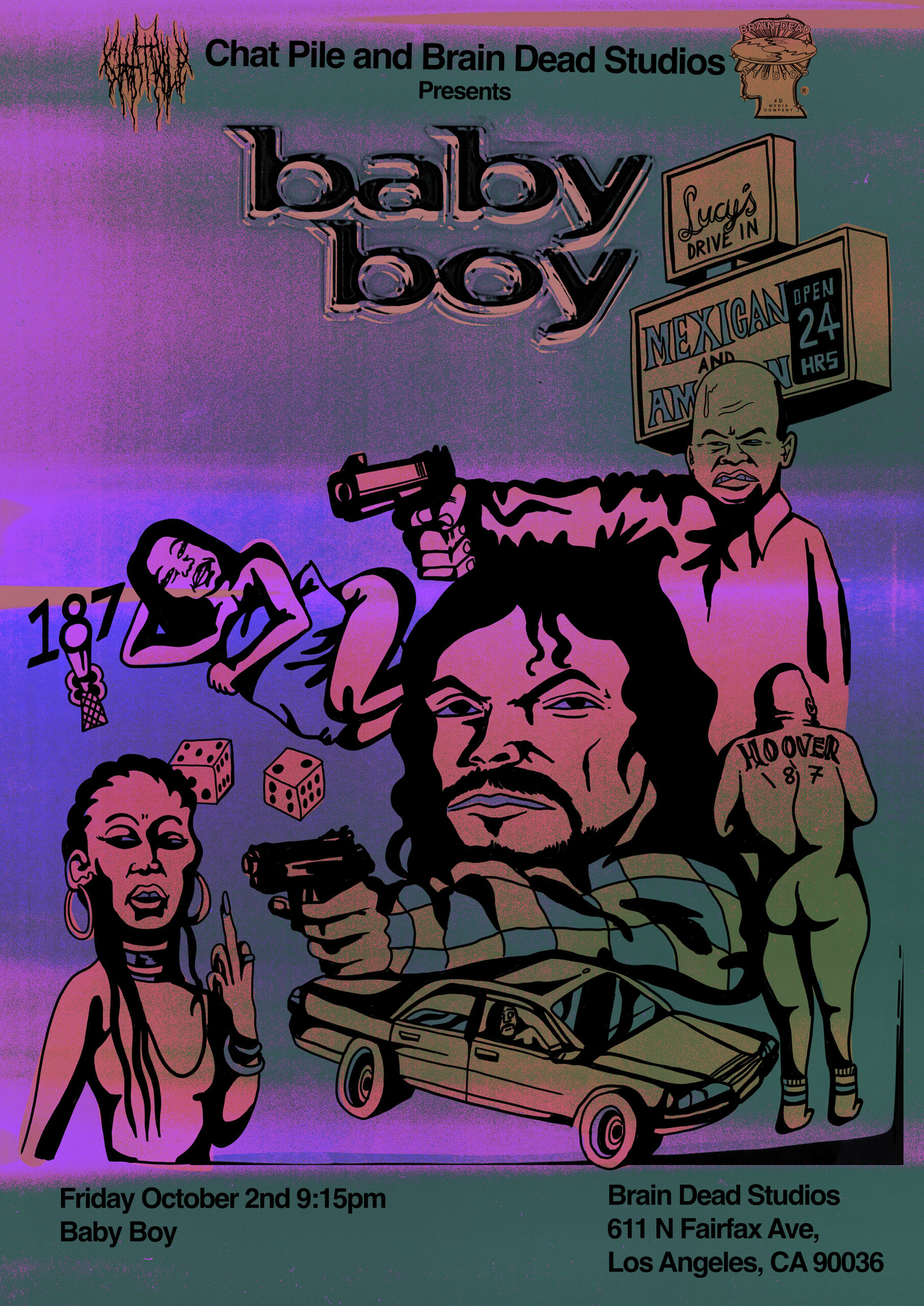 Poster for CHAT PILE presents BABY BOY