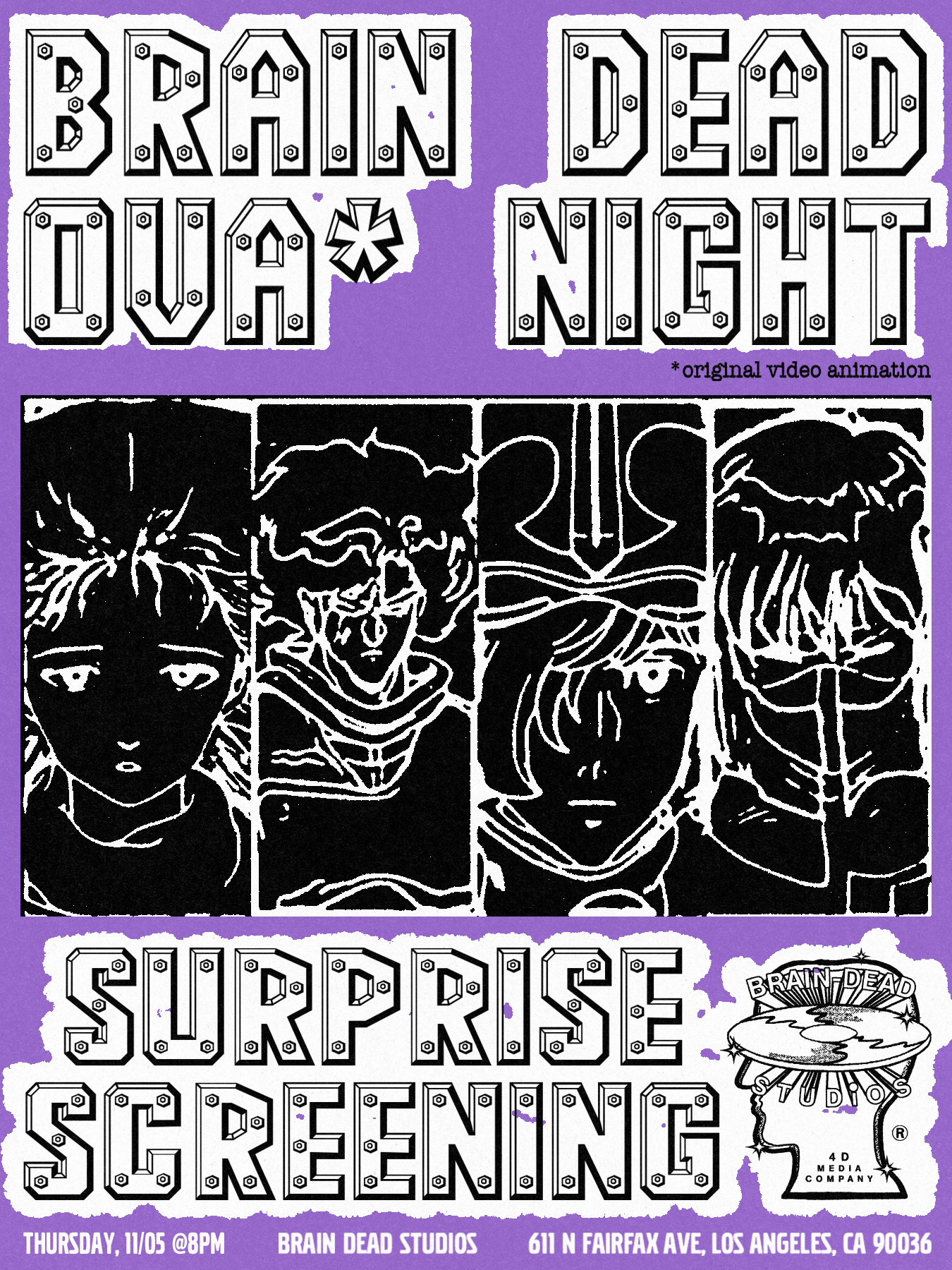 Poster for O.V.A. Night – Vol. III