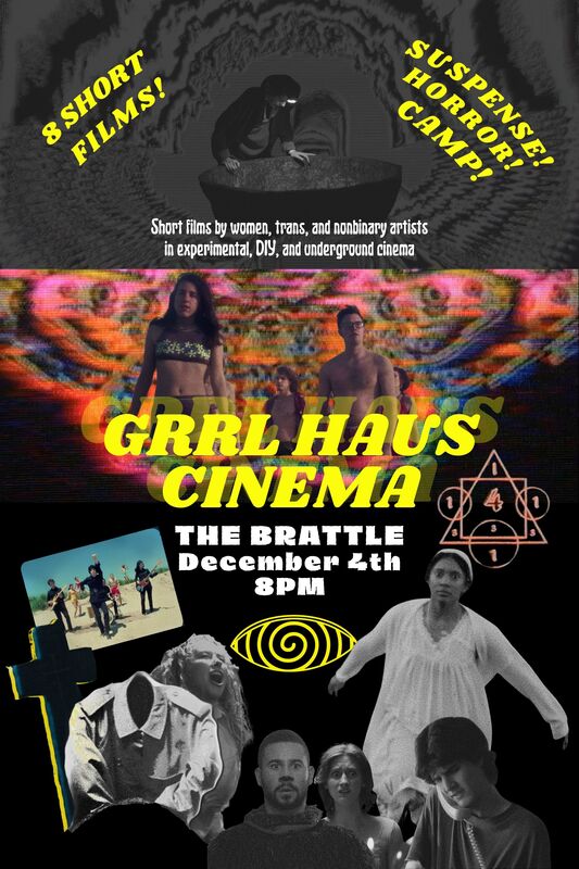 Poster for Grrl Haus Cinema: Suspense, Horror, and Camp!