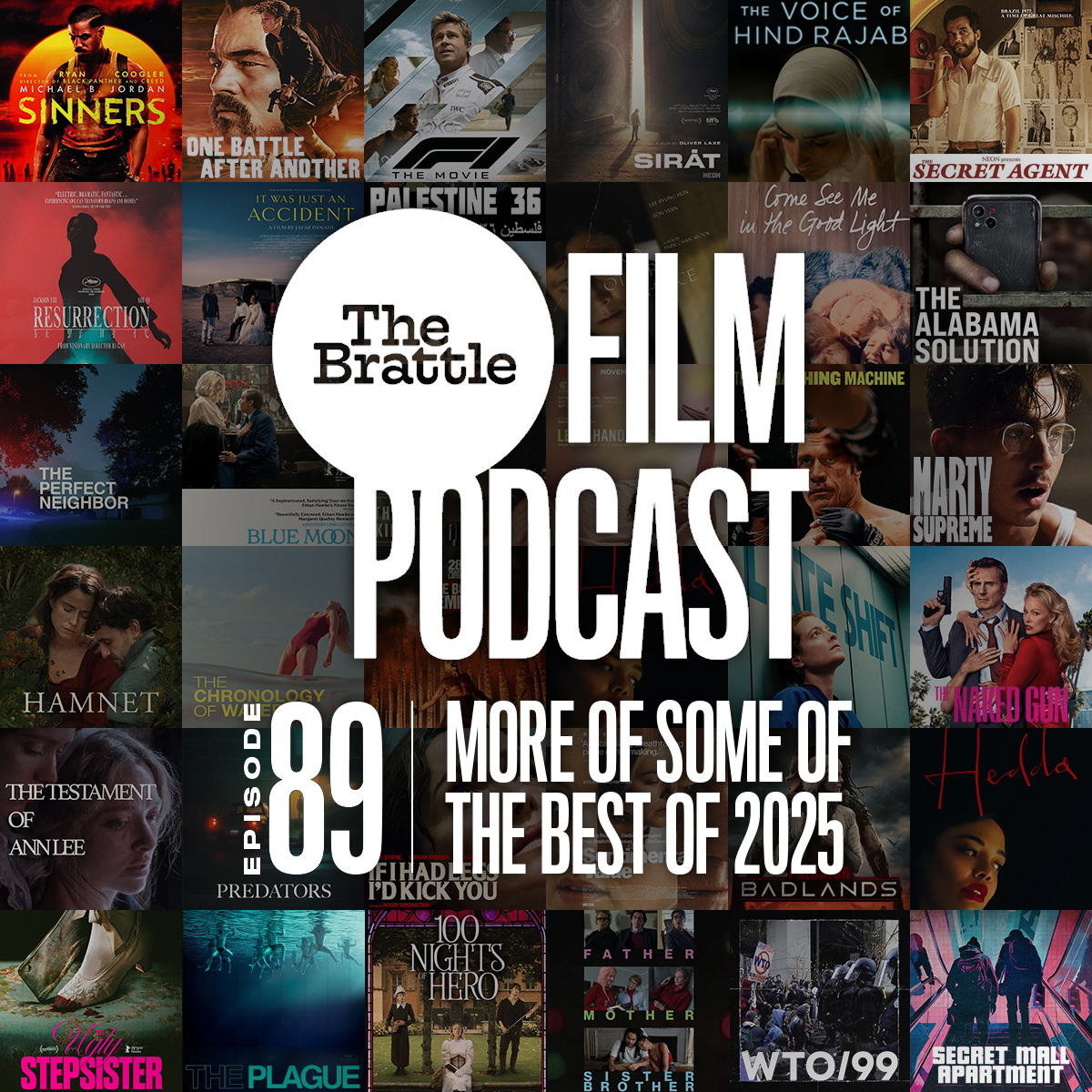 collage graphic with poster images from some of the films discussed in this episode of our podcast