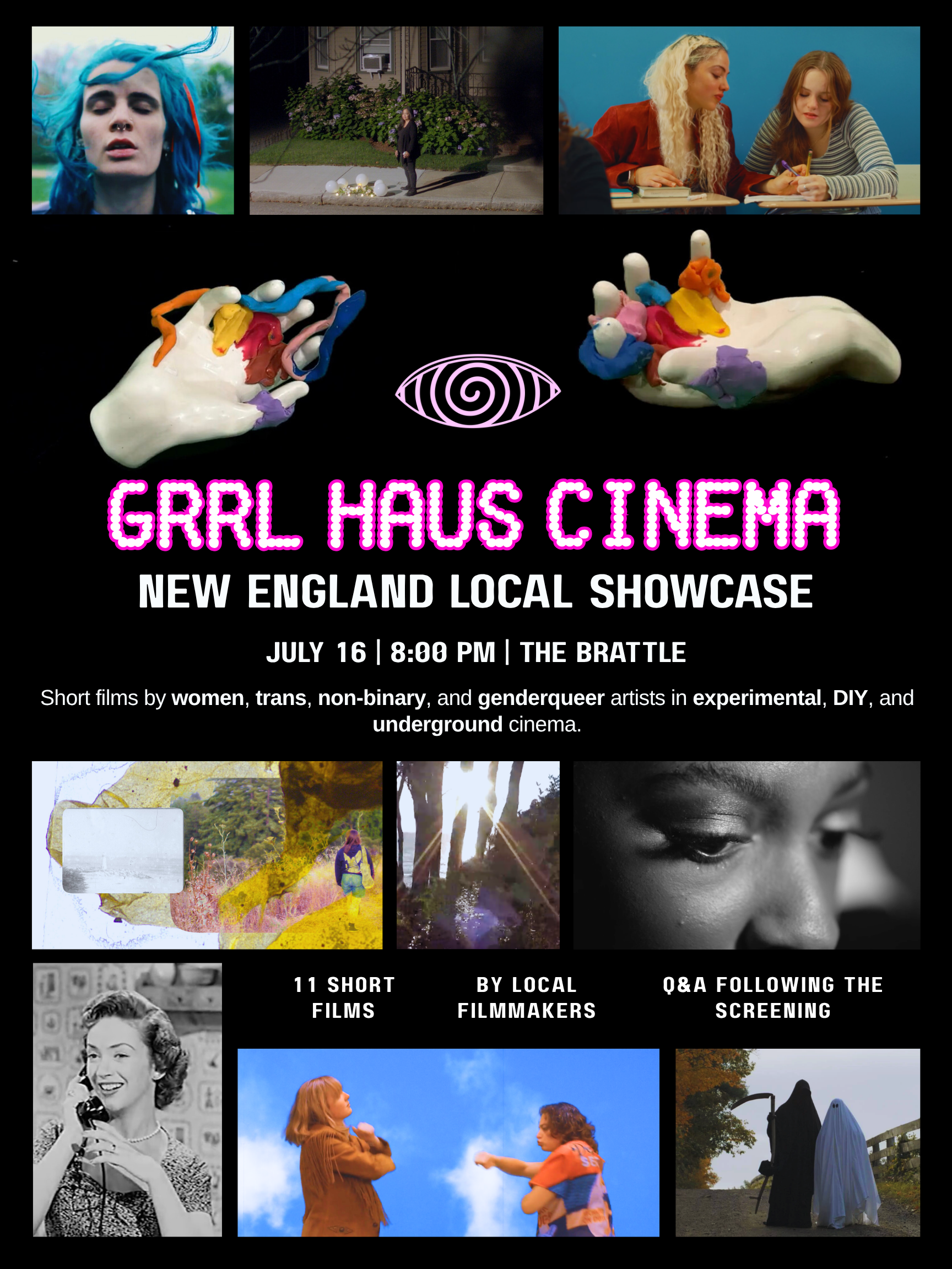Poster for GRRL HAUS CINEMA – New England Local Showcase
