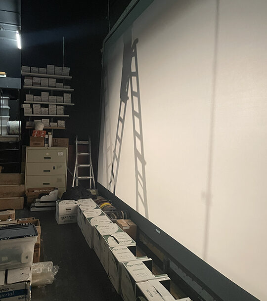 Installation of The Brattle's screen