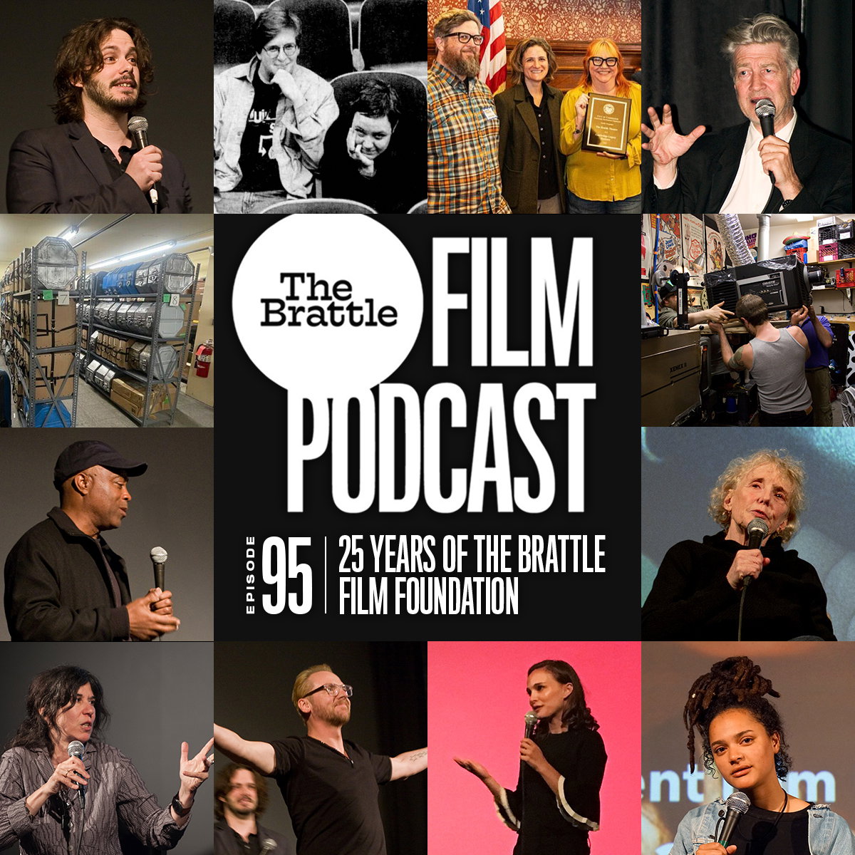 collage graphic with poster images from some of the films discussed in this episode of our podcast