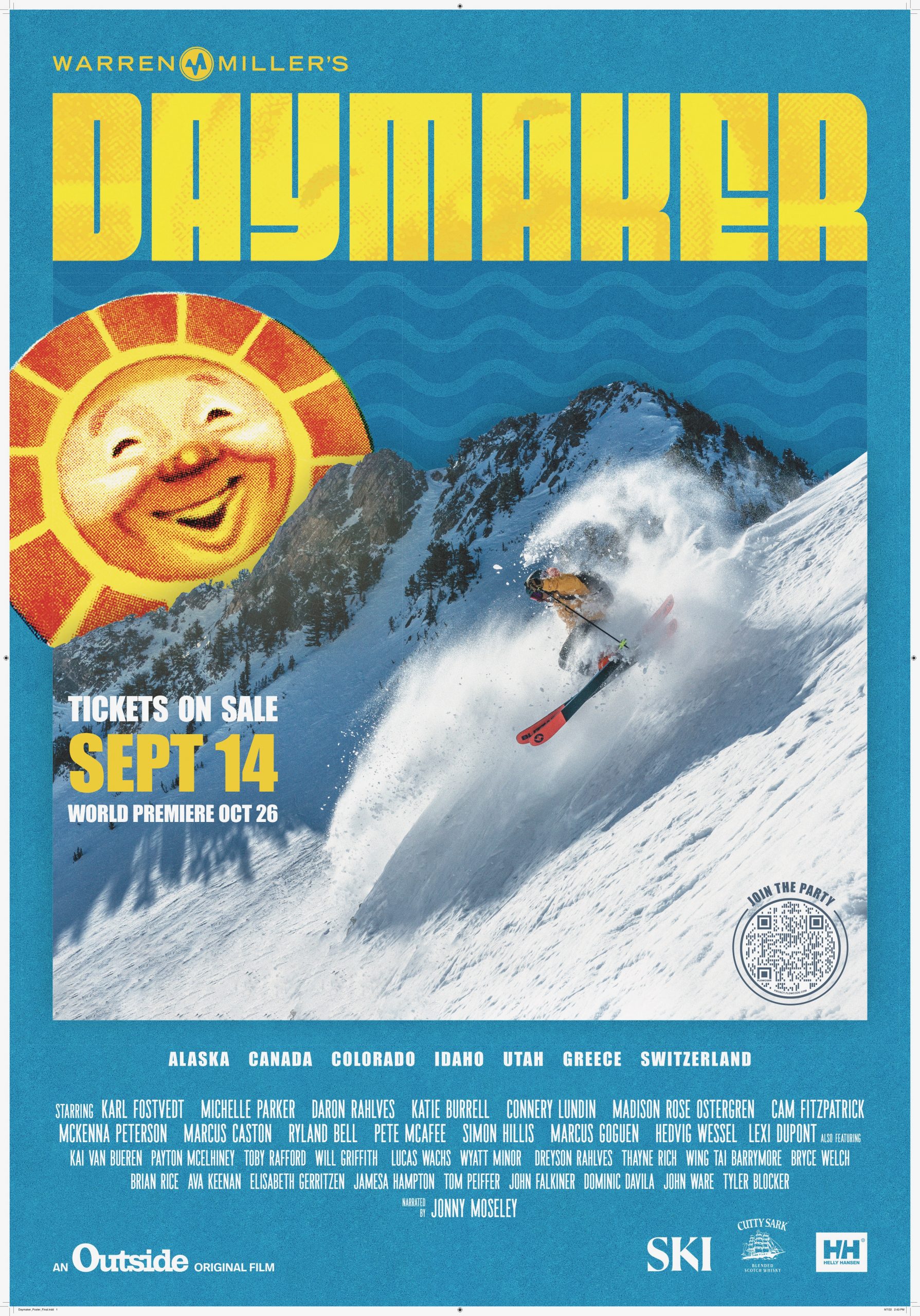 Poster for 2022 WARREN MILLER’S DAYMAKER