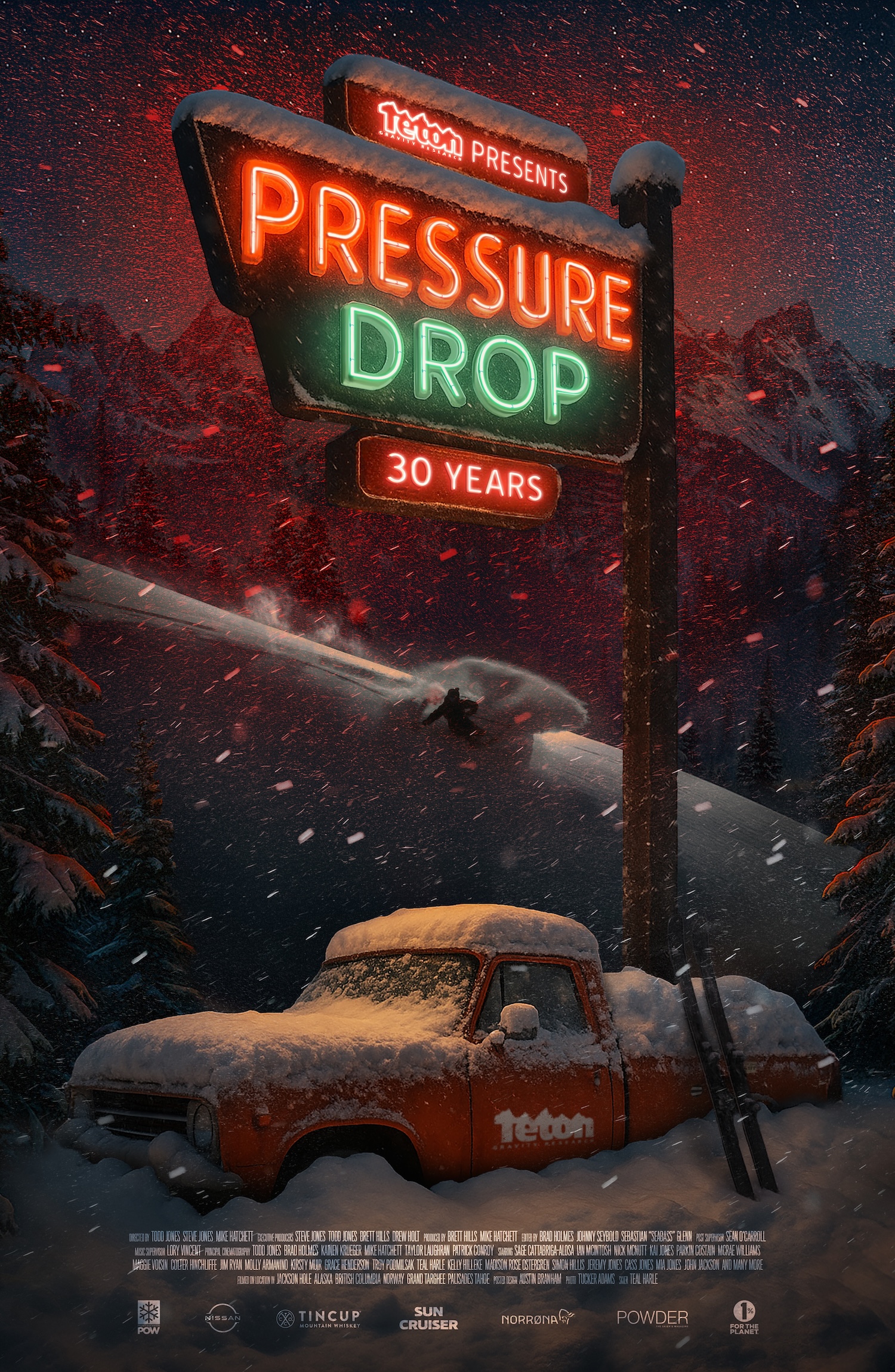 Poster for Teton Gravity Research Presents: Pressure Drop