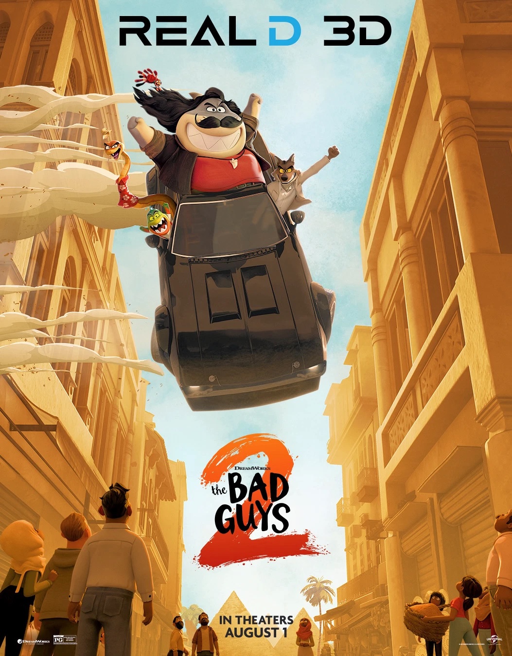 Poster for The Bad Guys 2 in 3D