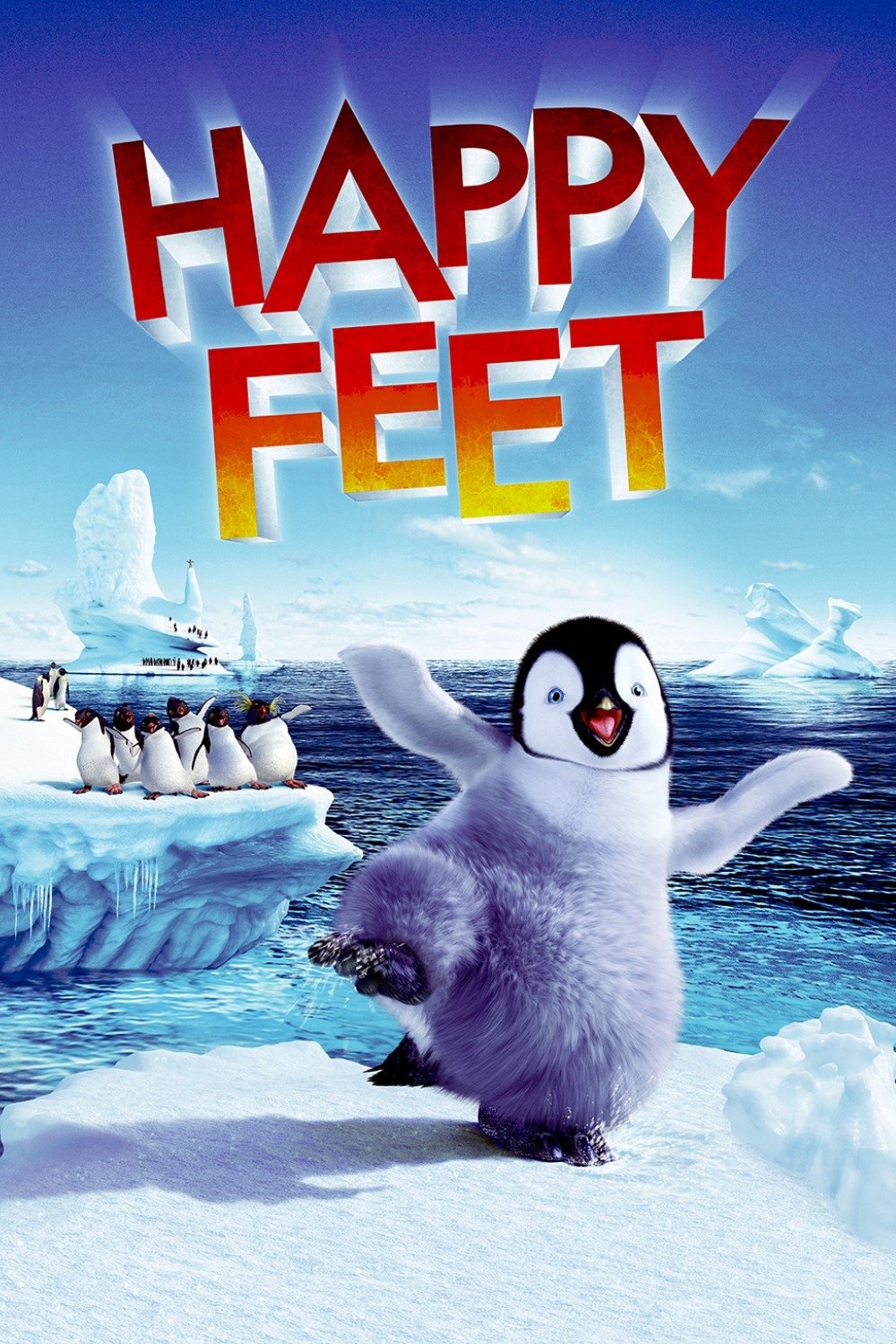 Poster for Happy Feet (2006) ~ 20th Anniversary