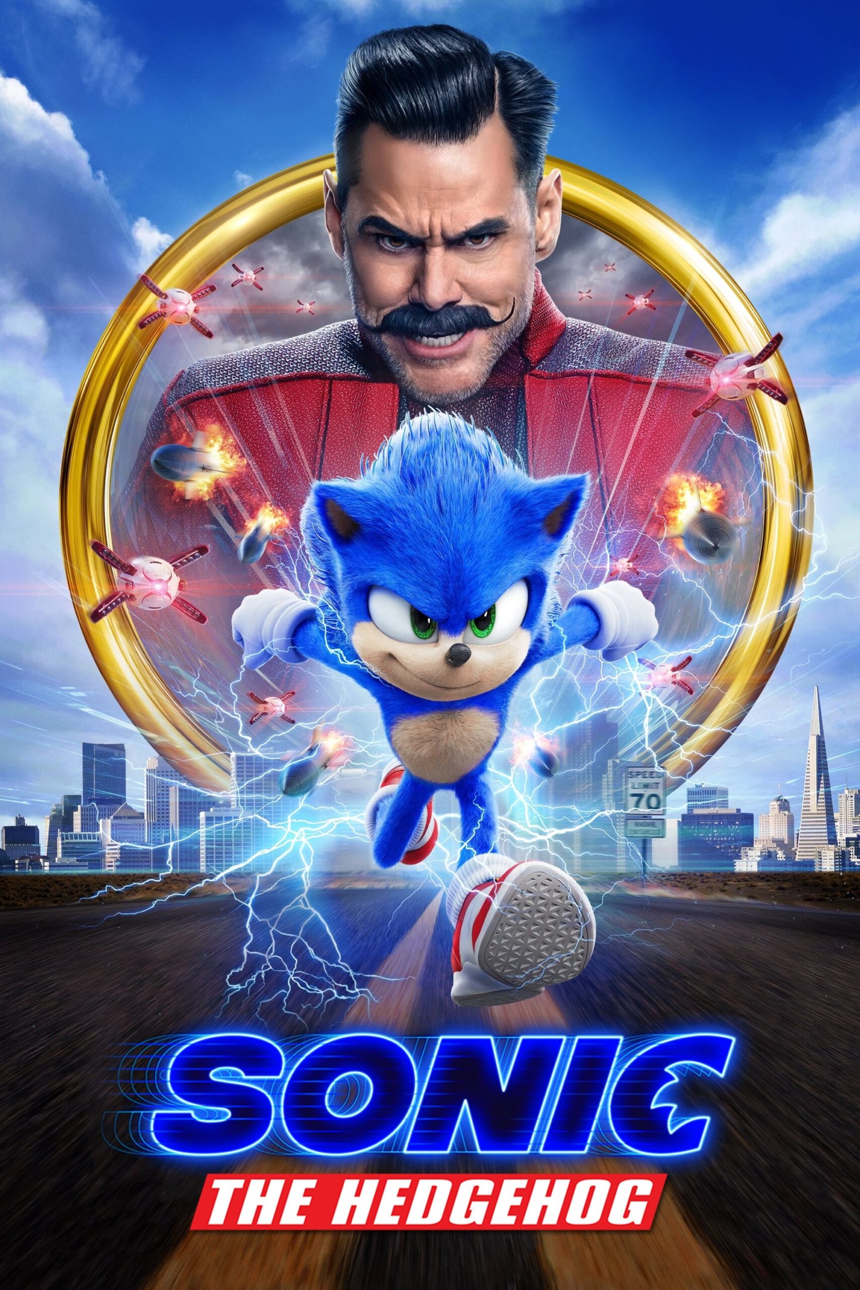 Poster for Sonic the Hedgehog ~ Presented by Ocean View Elementary