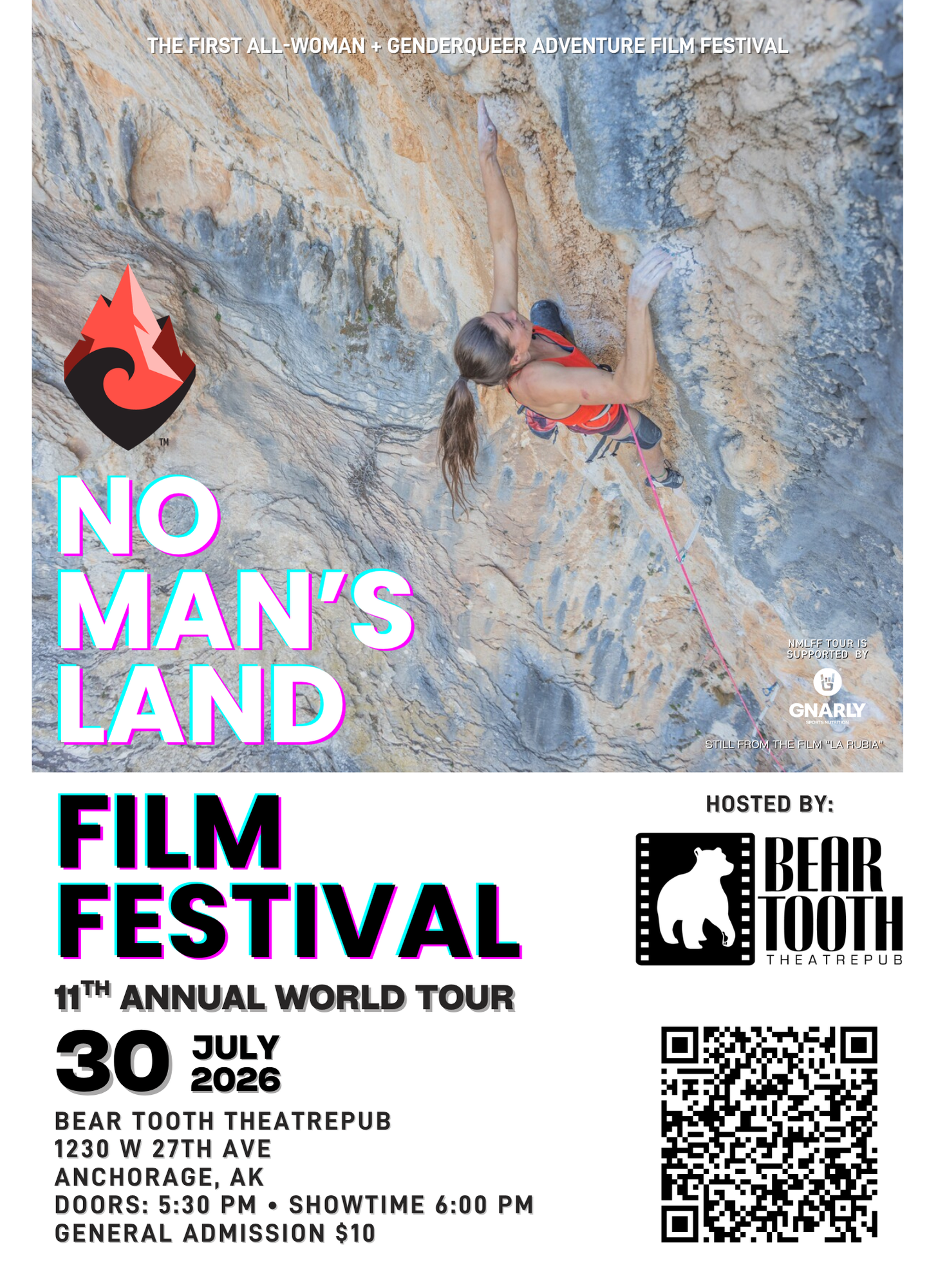 Poster for No Man’s Land Film Festival