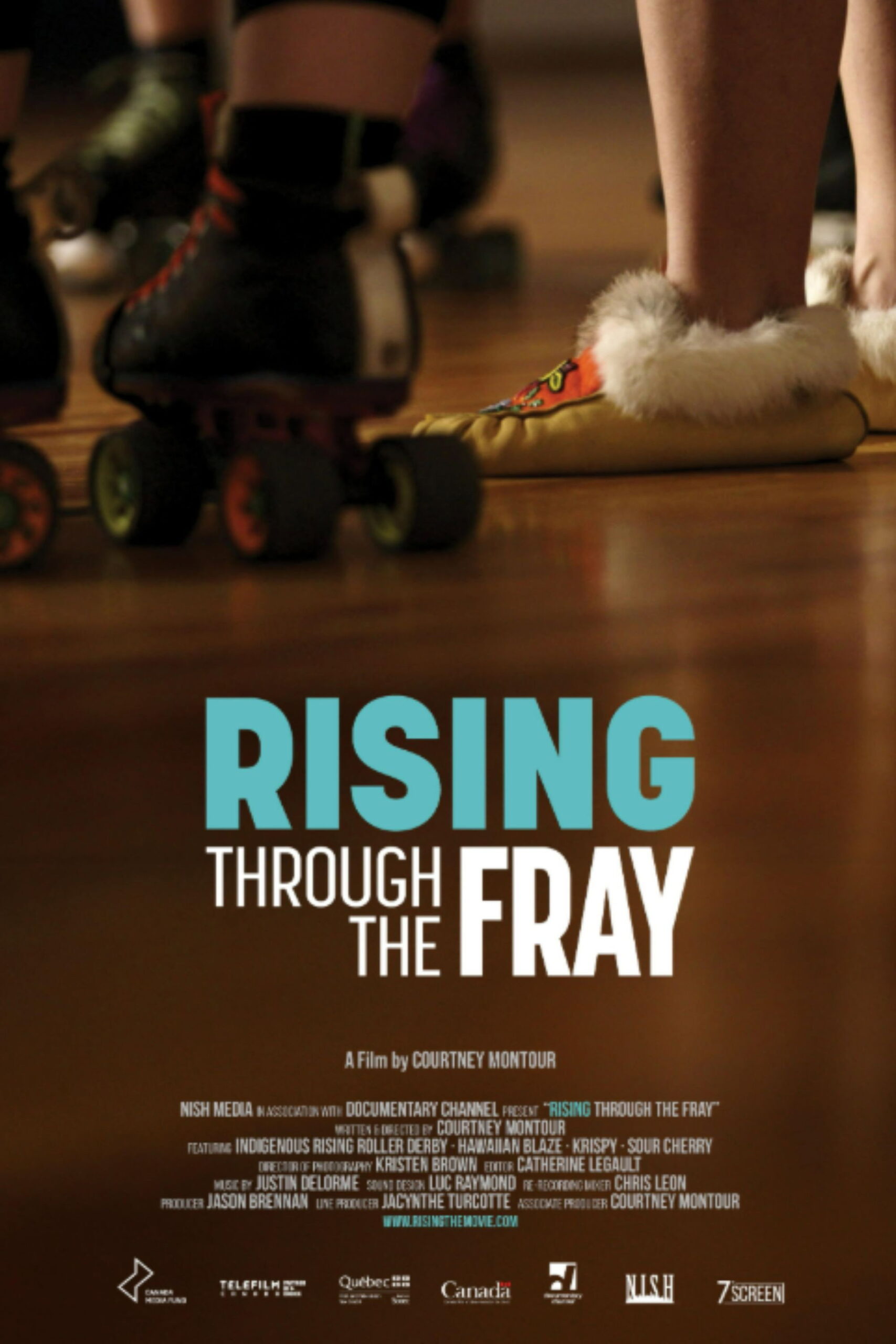 Poster for Rising Through the Fray ~ Presented by Rage City Roller Derby
