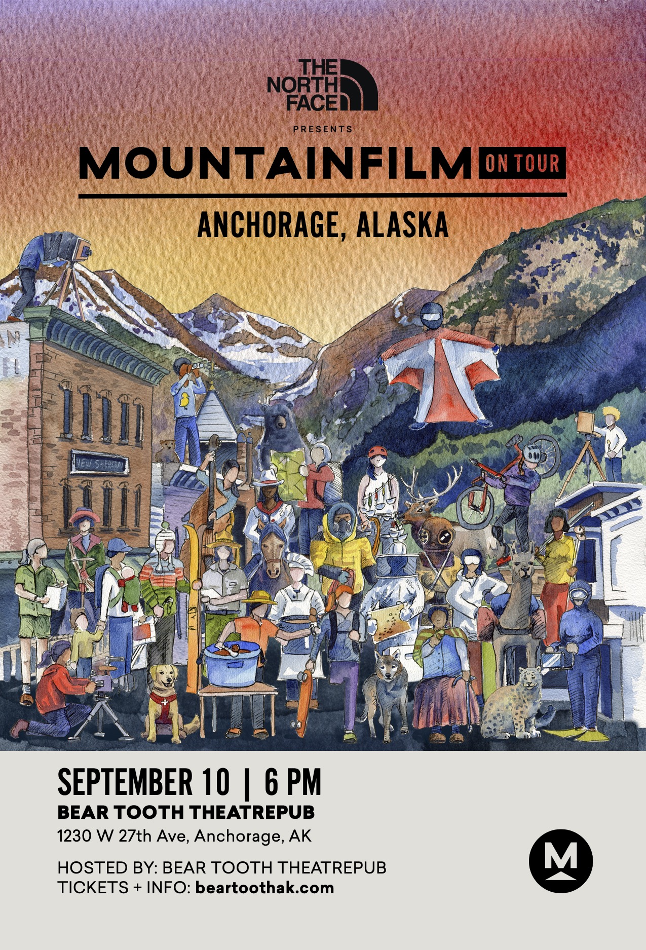 Poster for Mountainfilm on Tour 2026
