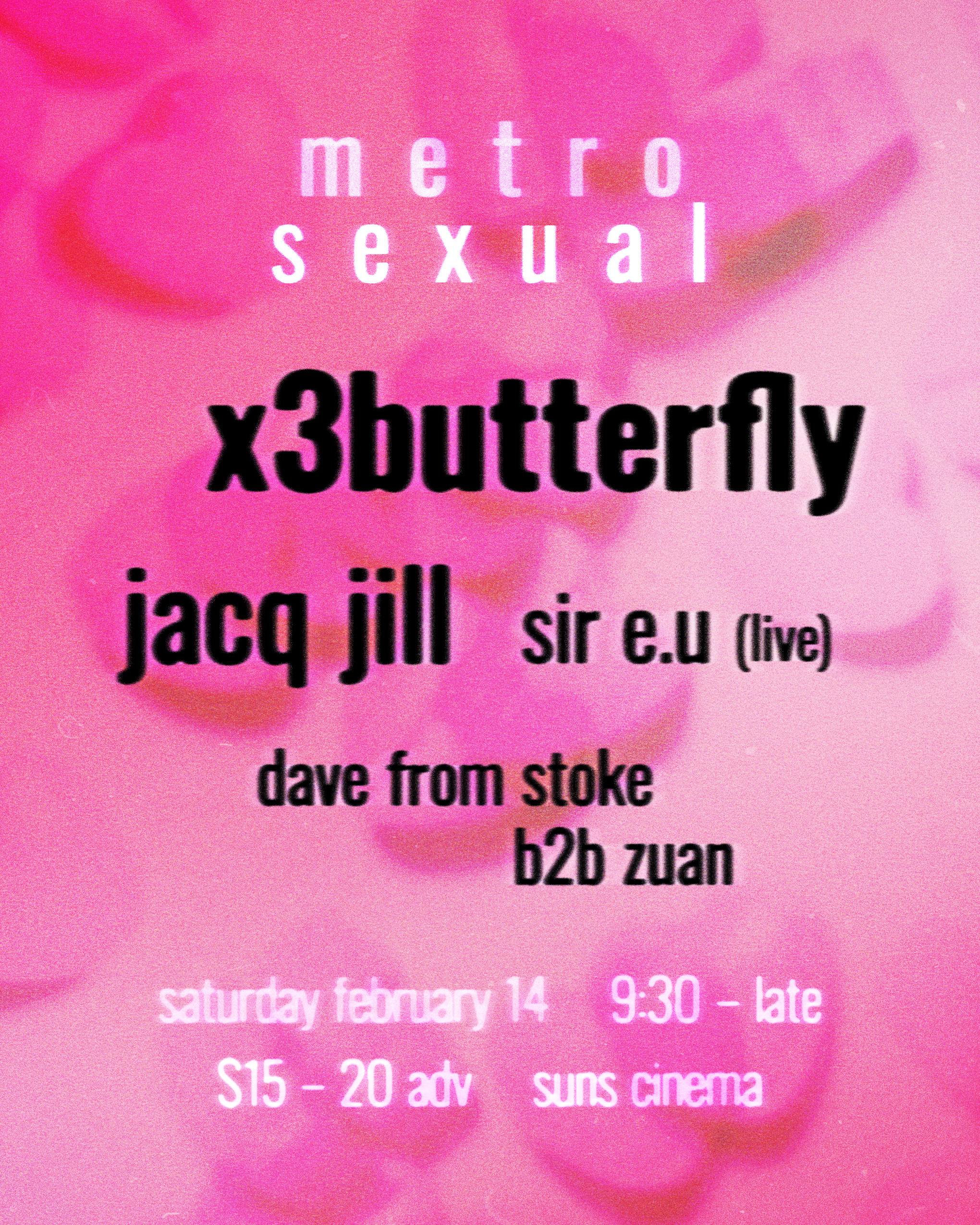 Poster for METROSEXUAL: DANCE PARTY