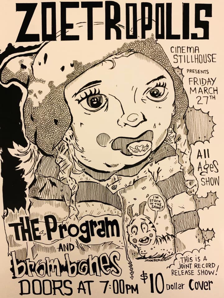 Poster for Live Music: The Program / Brom Bones joint album release show!