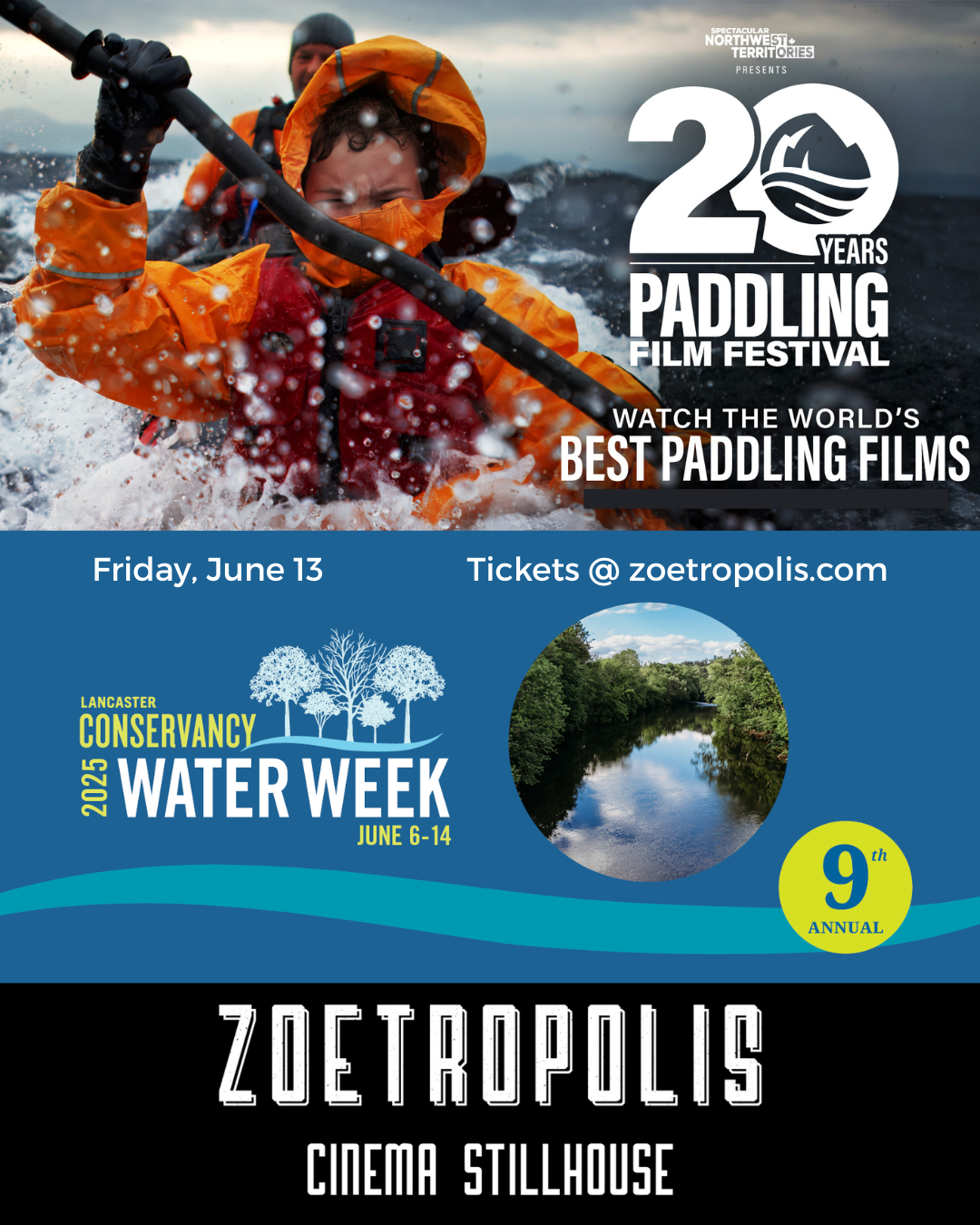Poster for Paddling Film Festival