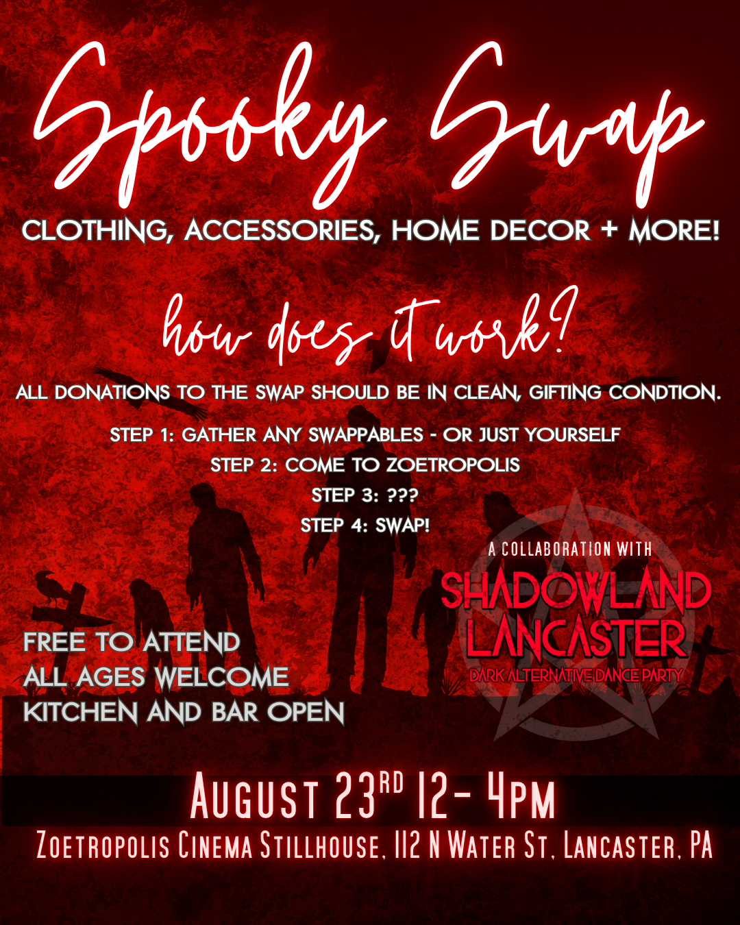 Poster for Shadowland Spooky Swap