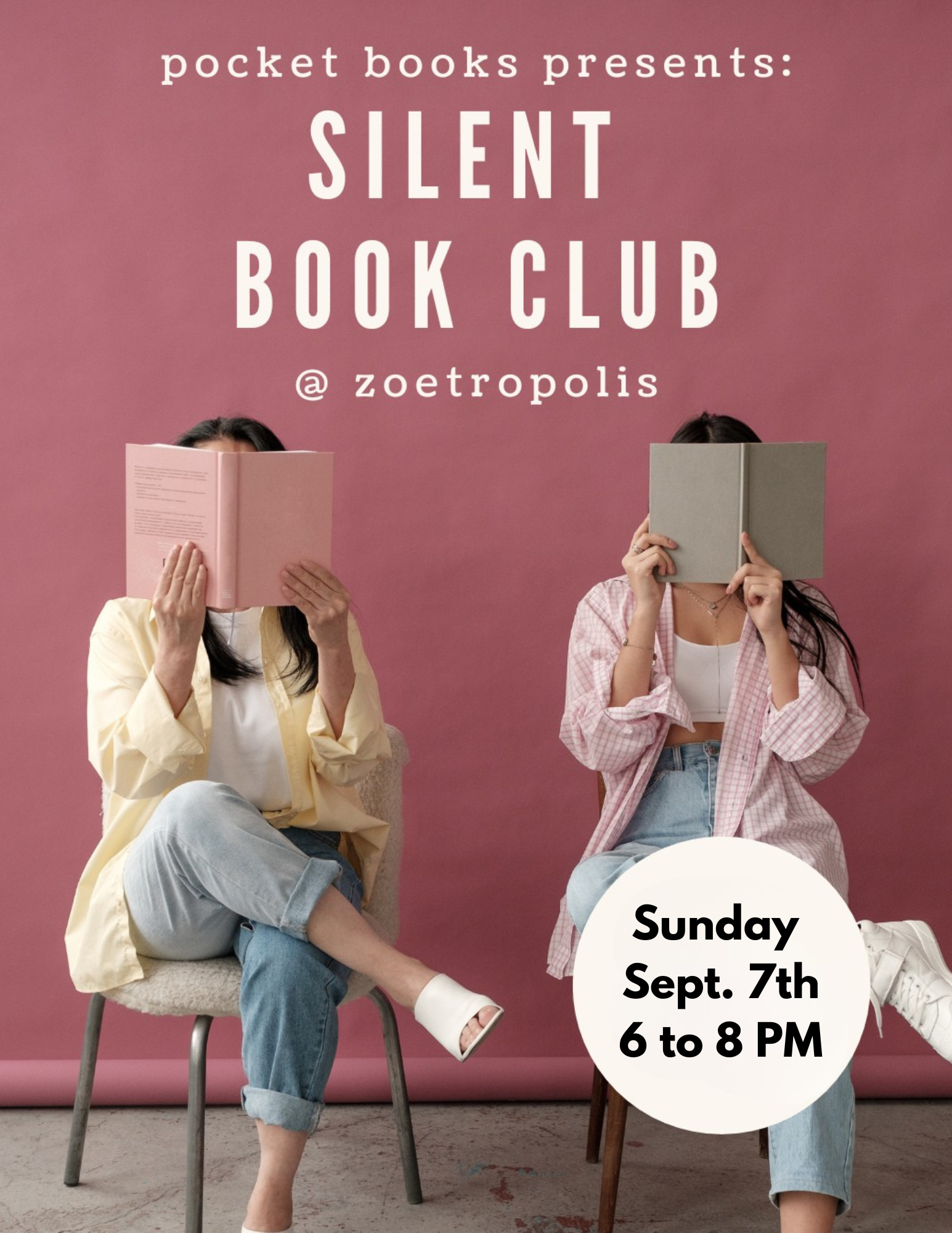 Poster for Pocket Books Presents: Silent Book Club