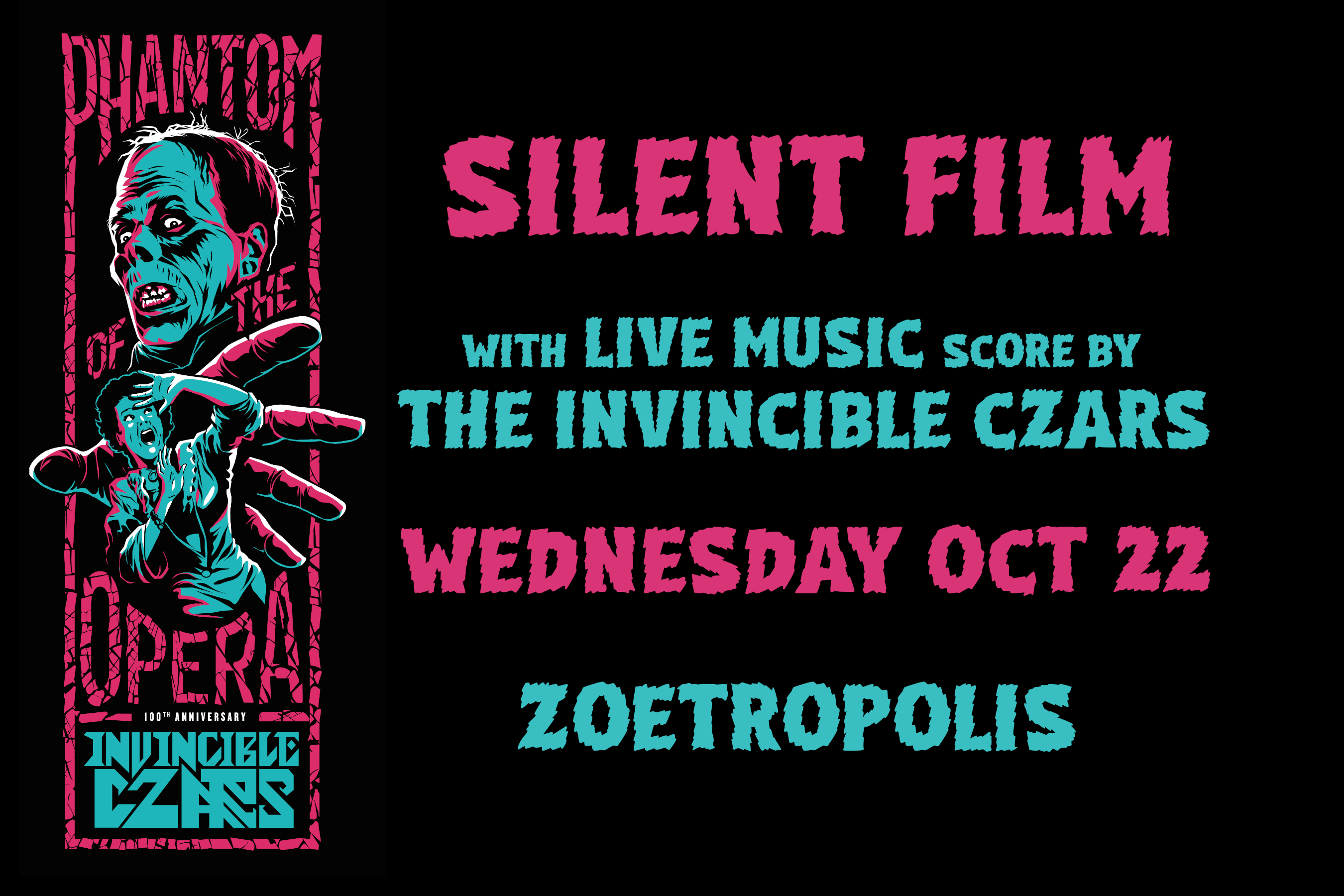 Poster for Invincible Czars: The Phantom of the Opera