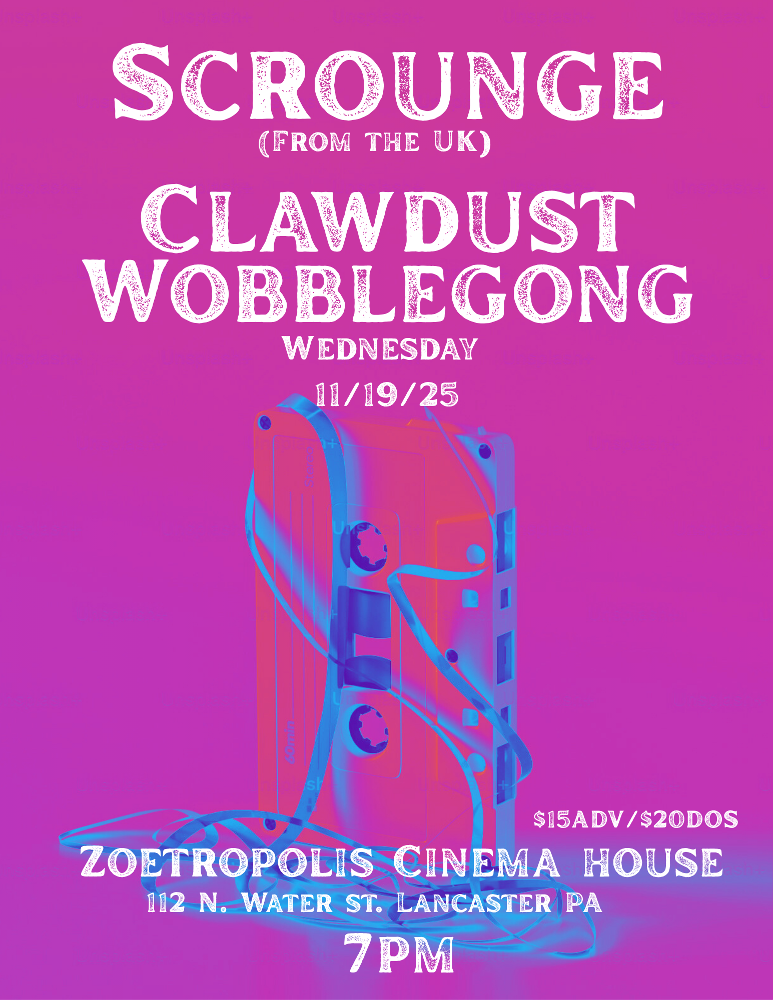 Poster for Scrounge and Clawdust Wobblegong