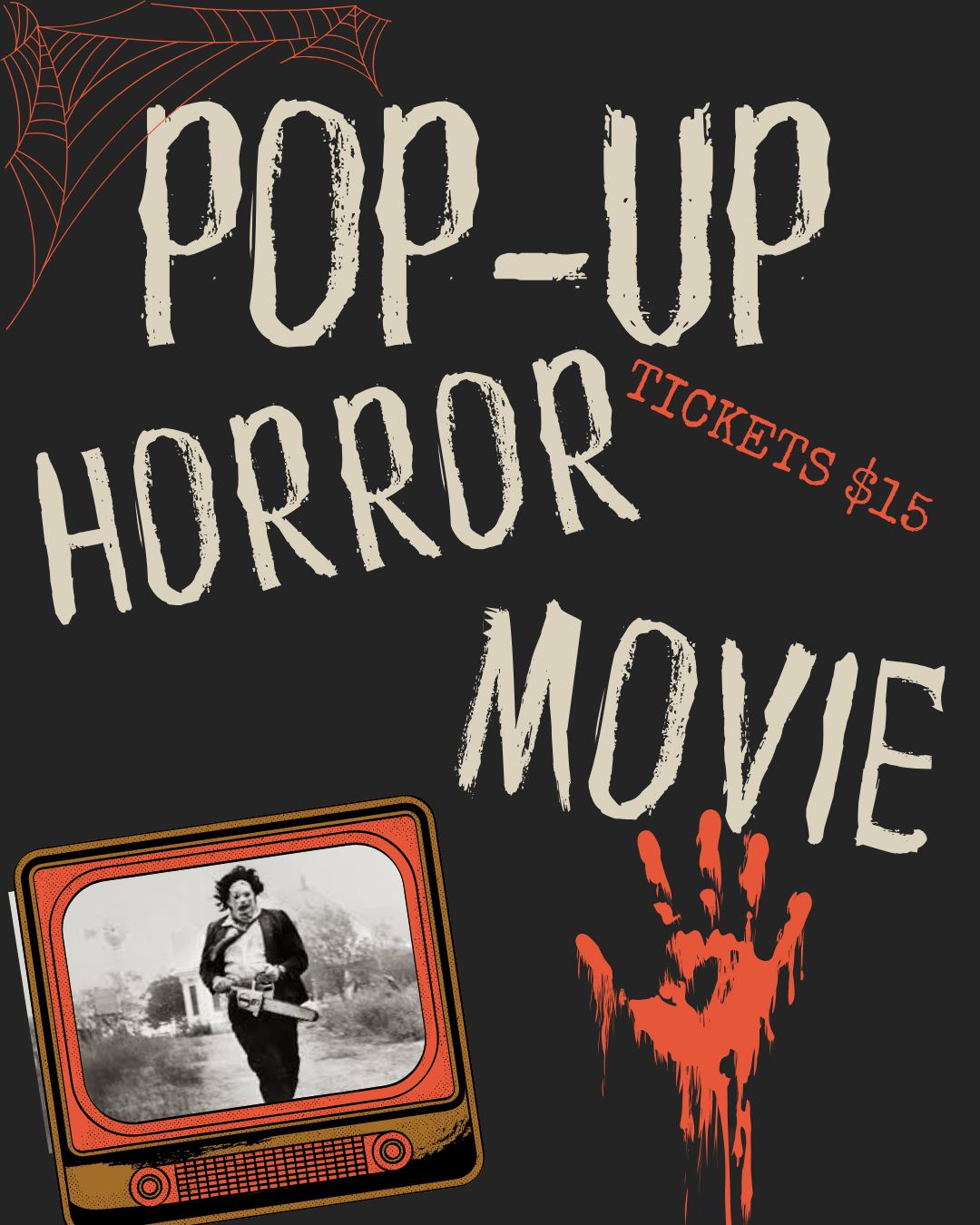 Poster for Pop-Up Horror Movie