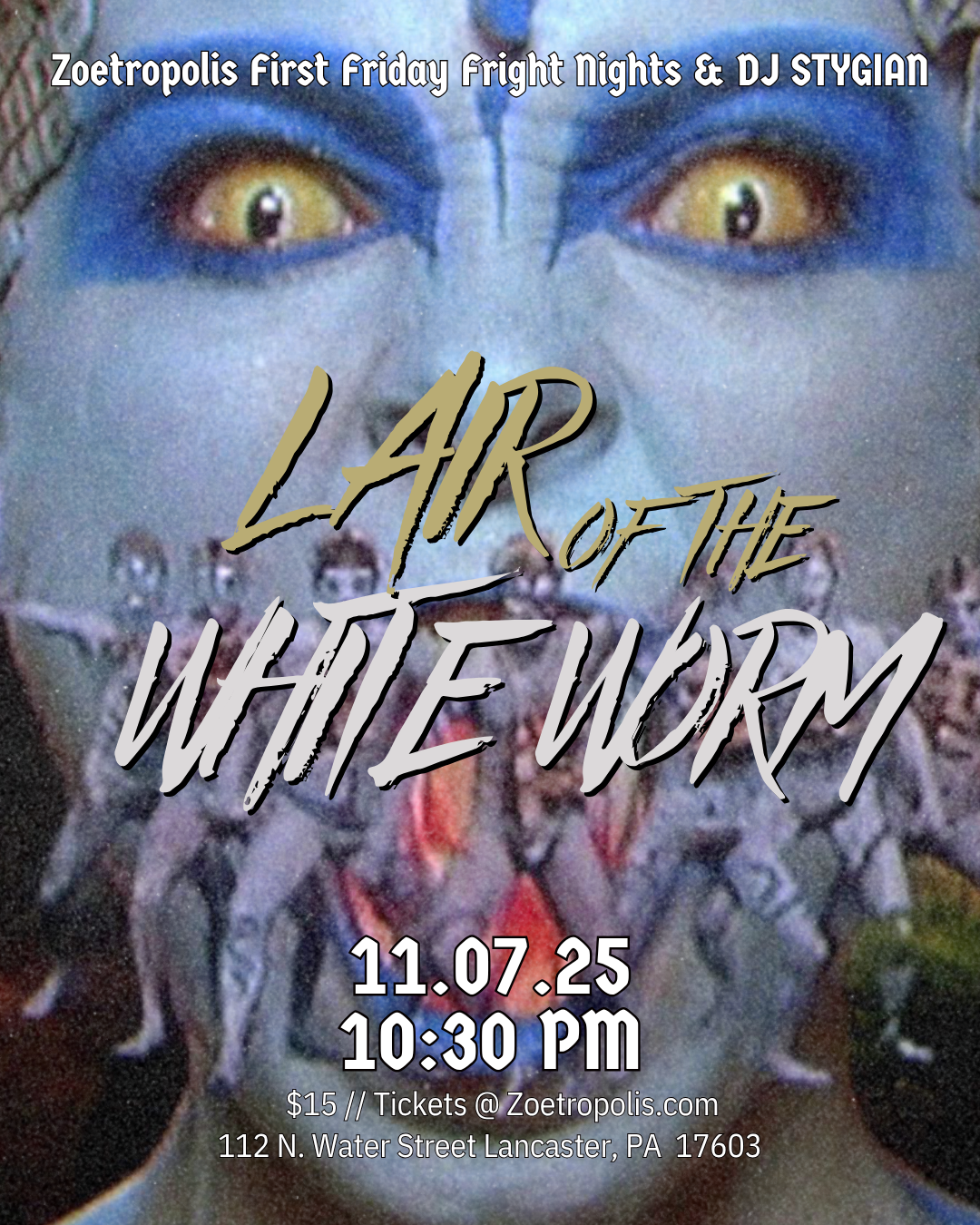 Poster for The Lair of the White Worm
