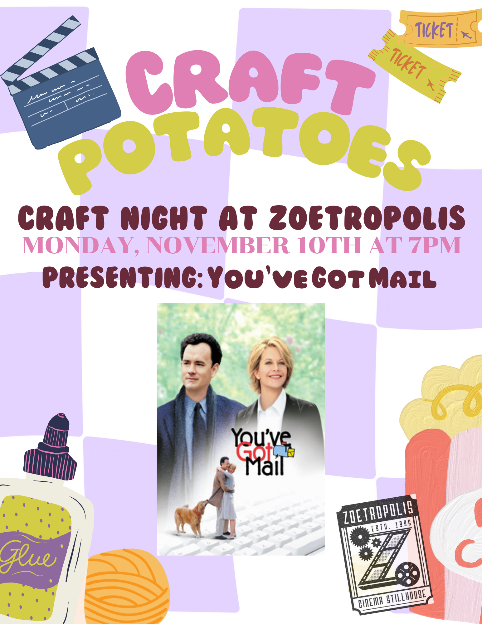 Poster for Craft Potatoes: You’ve Got Mail