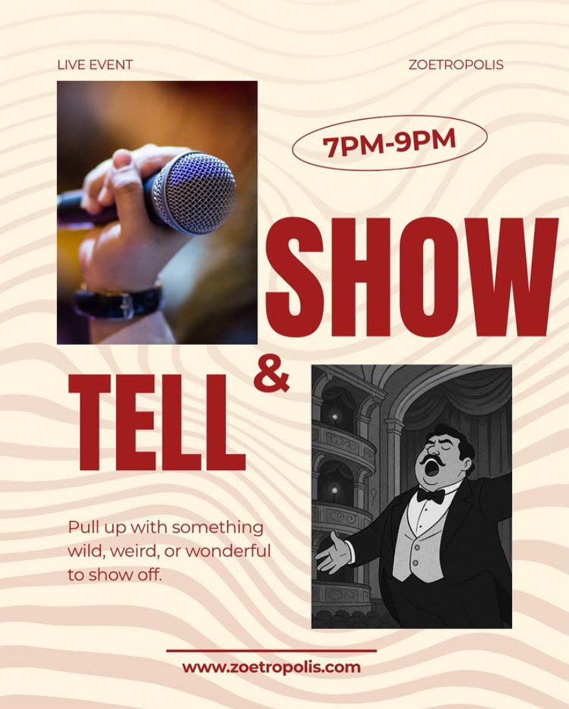 Poster for Adult Show & Tell
