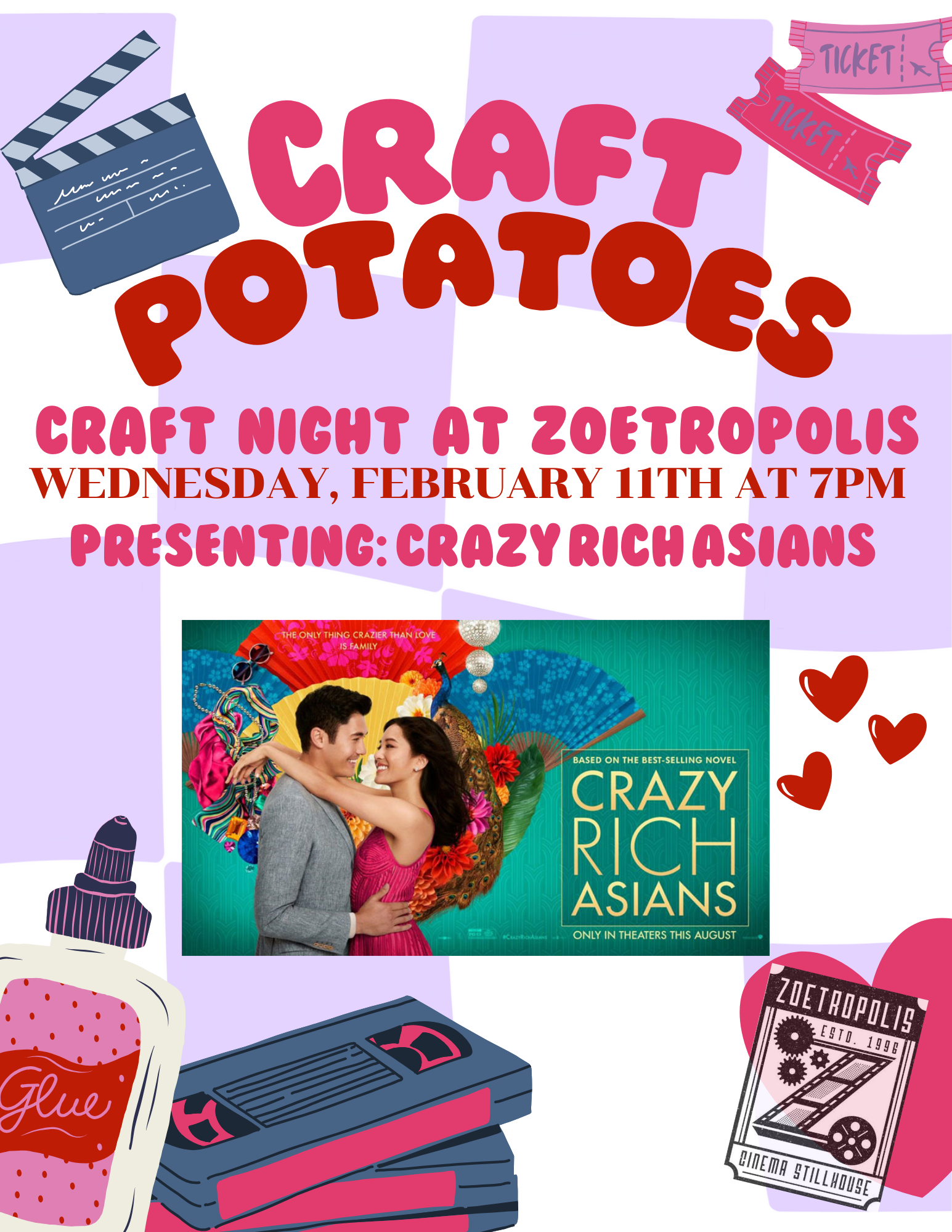 Poster for Craft Potatoes: Crazy Rich Asians