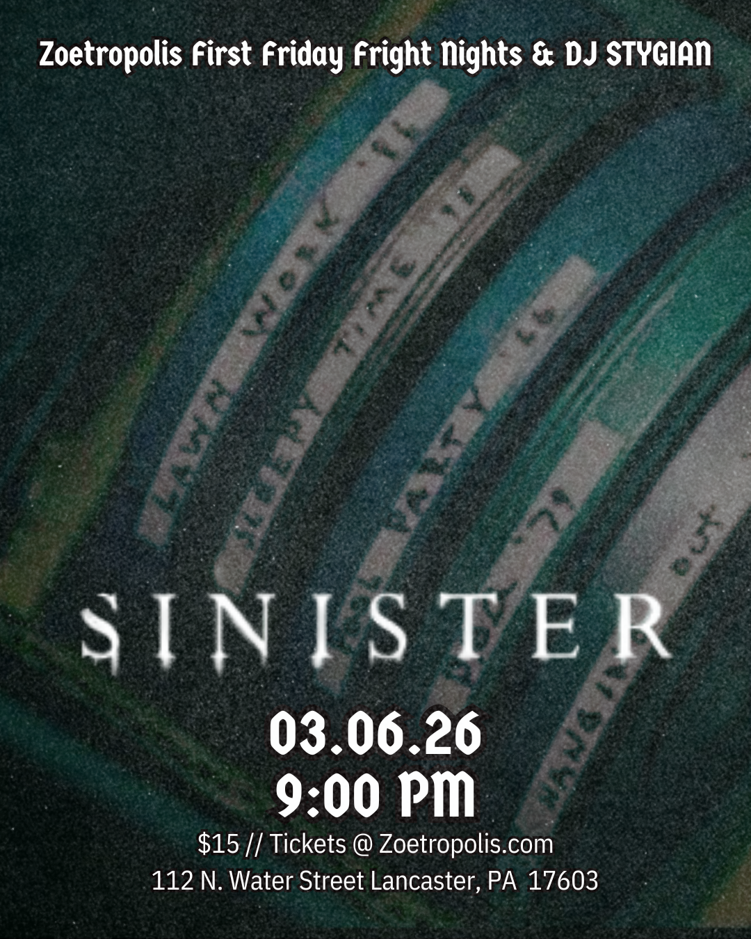 Poster for First Friday Fright Night: Sinister