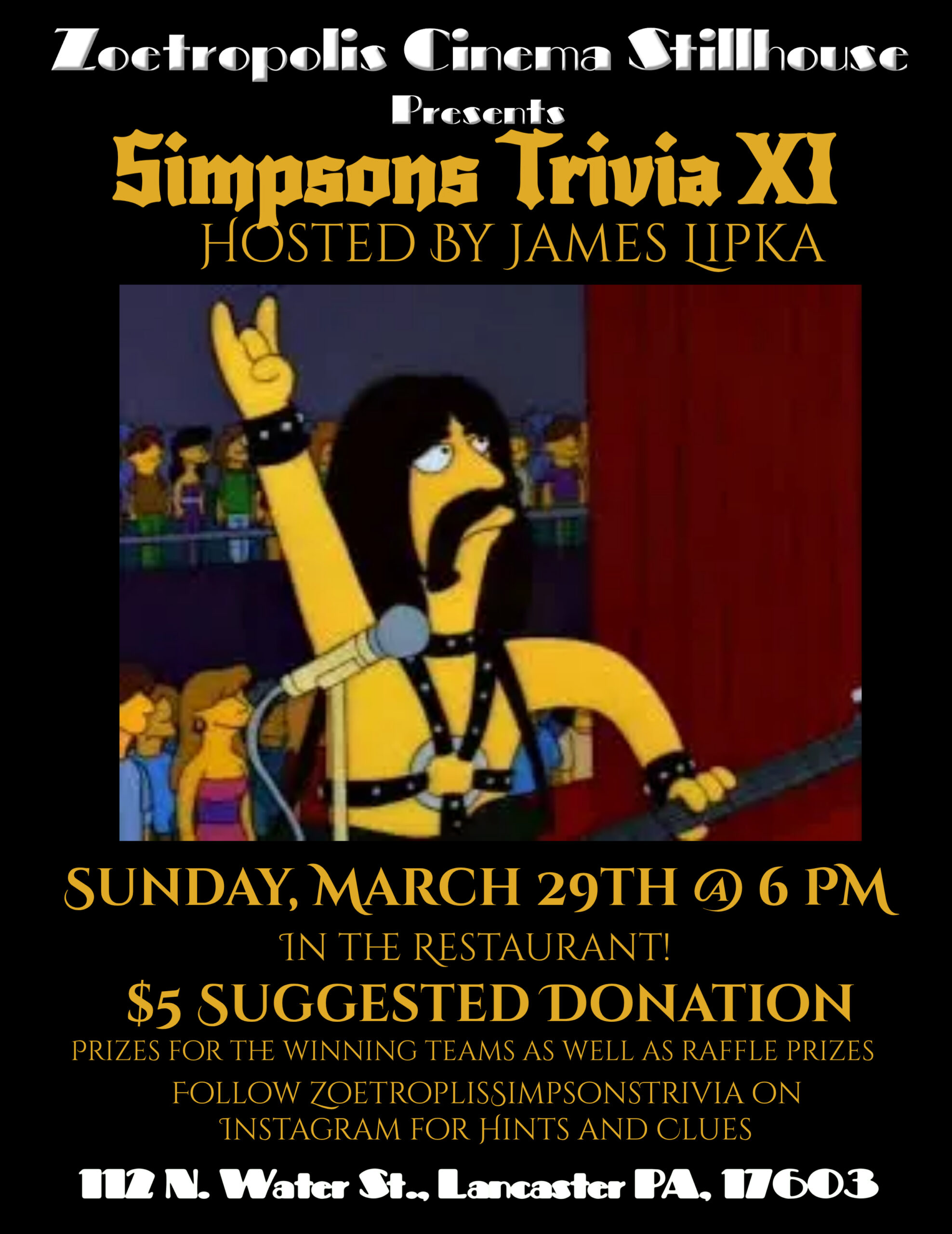 Poster for Simpsons Trivia XI