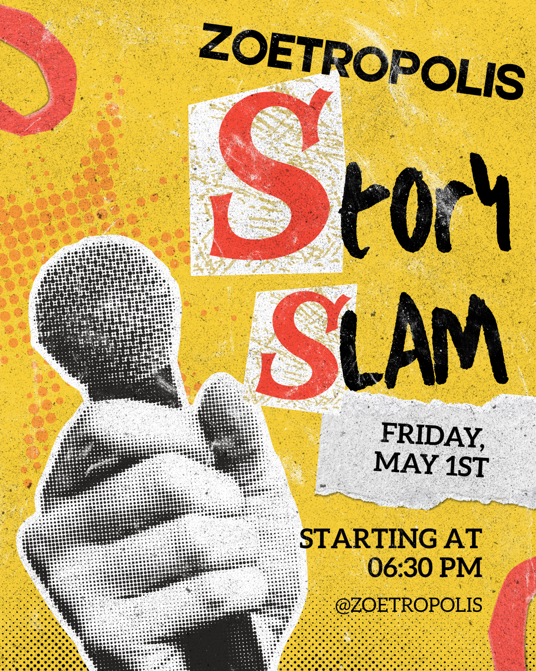 Poster for Zoetropolis Story Slam: 30th Anniversary Special