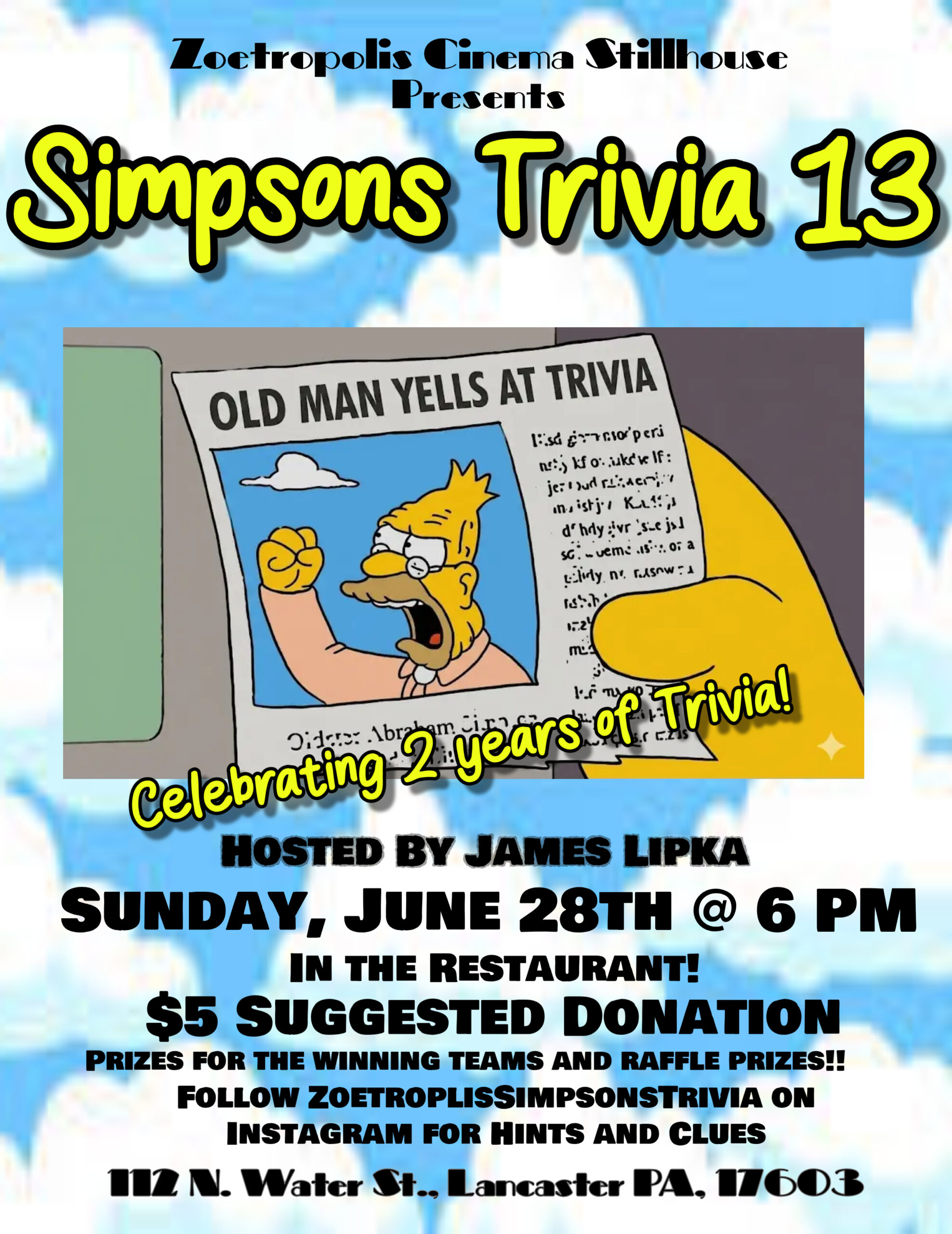 Poster for Simpsons Trivia XIII
