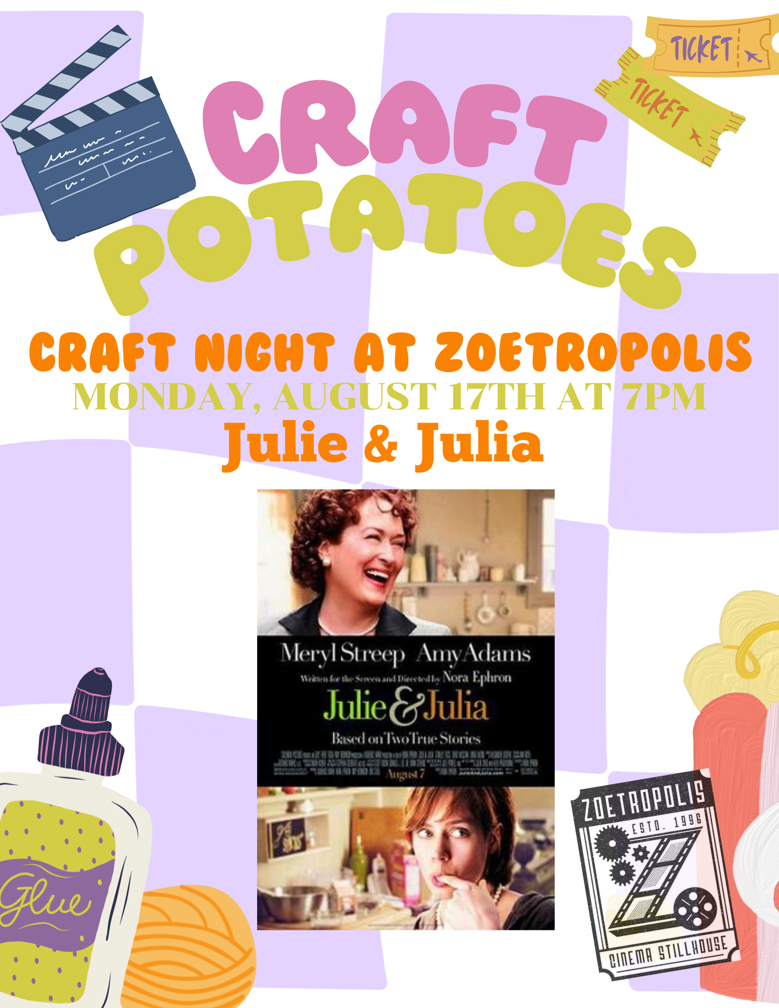 Poster for Craft Potatoes: Julie & Julia