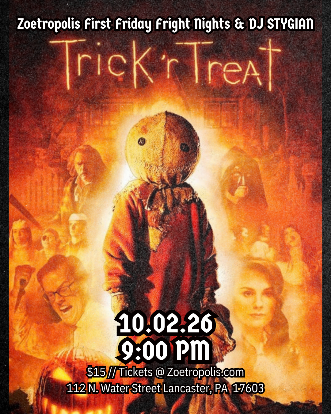 Poster for First Friday Fright Night: Trick ‘r Treat