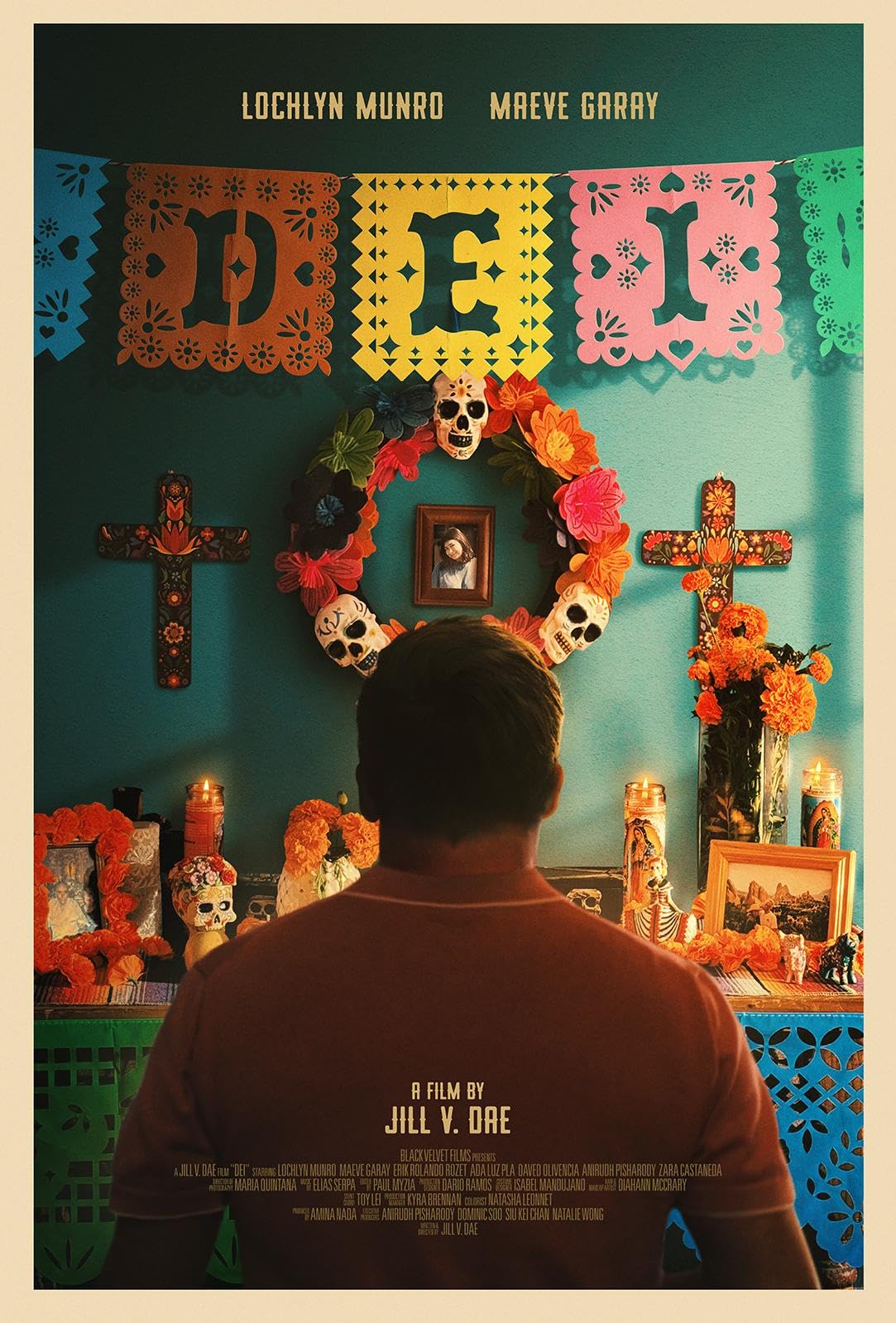 Poster for Red Rose Film Festival Opening Night Welcome Party + DEI Screening