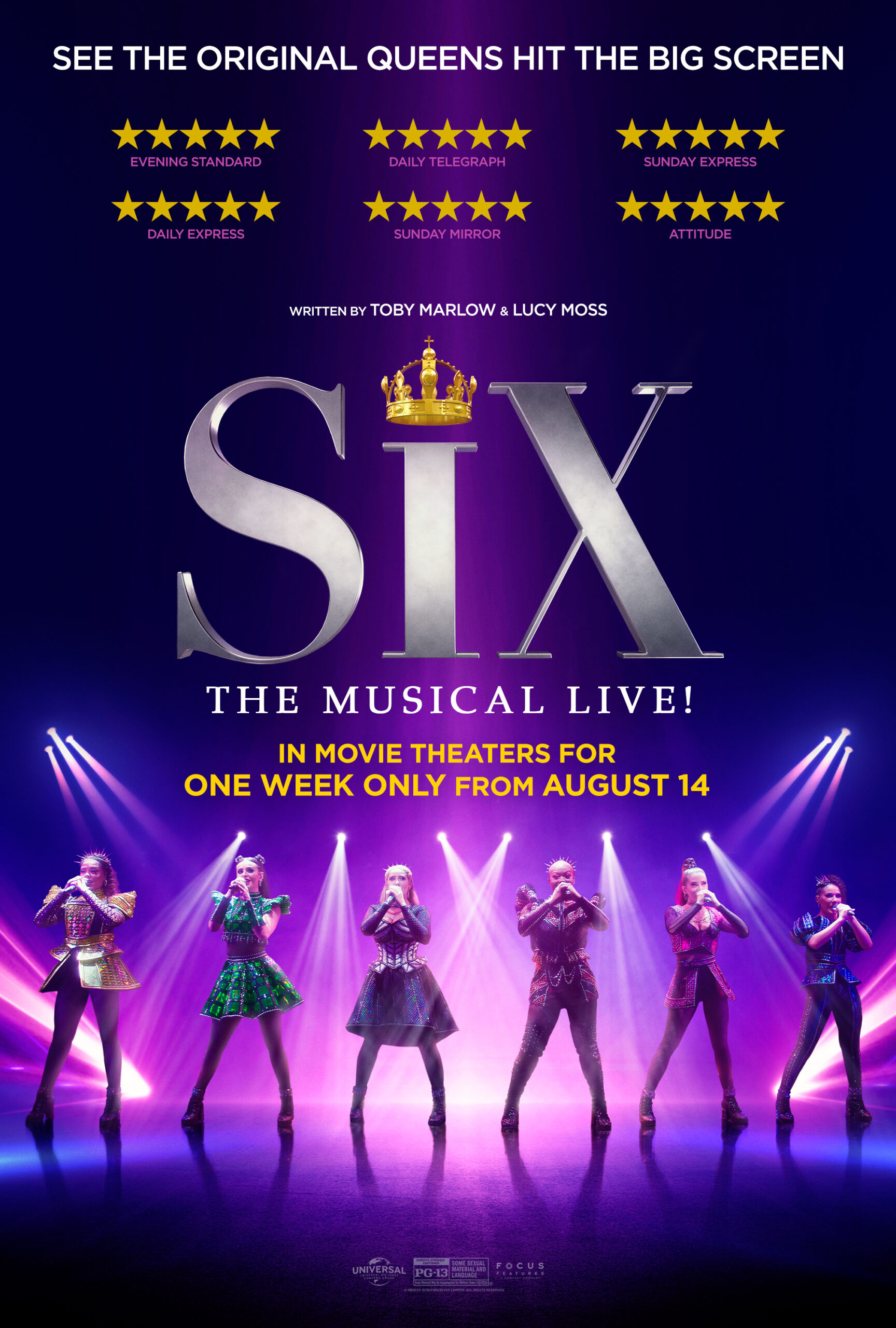 Poster for SIX: The Musical Live!
