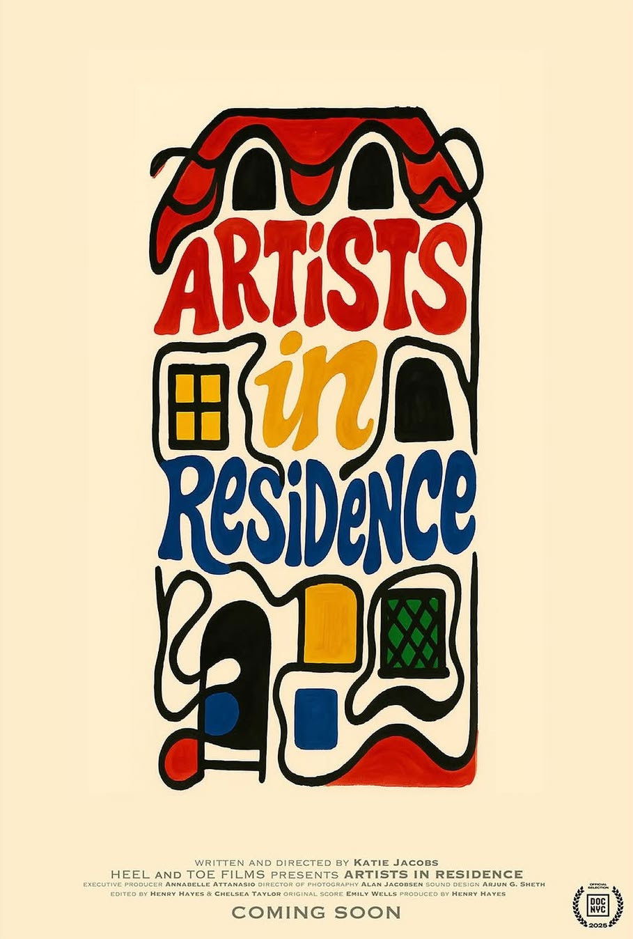 Poster for Artists in Residence