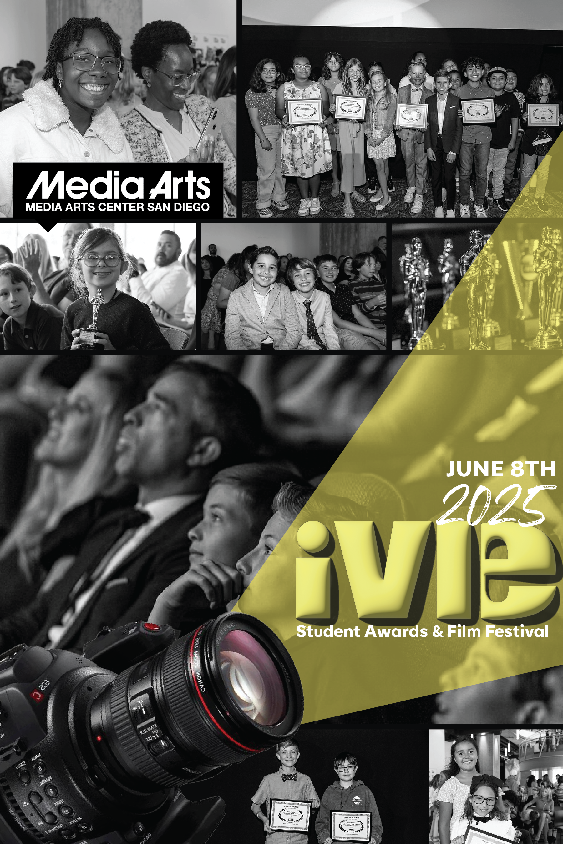 Poster for iVIE Awards & Student Film Festival 2025: High School Screening