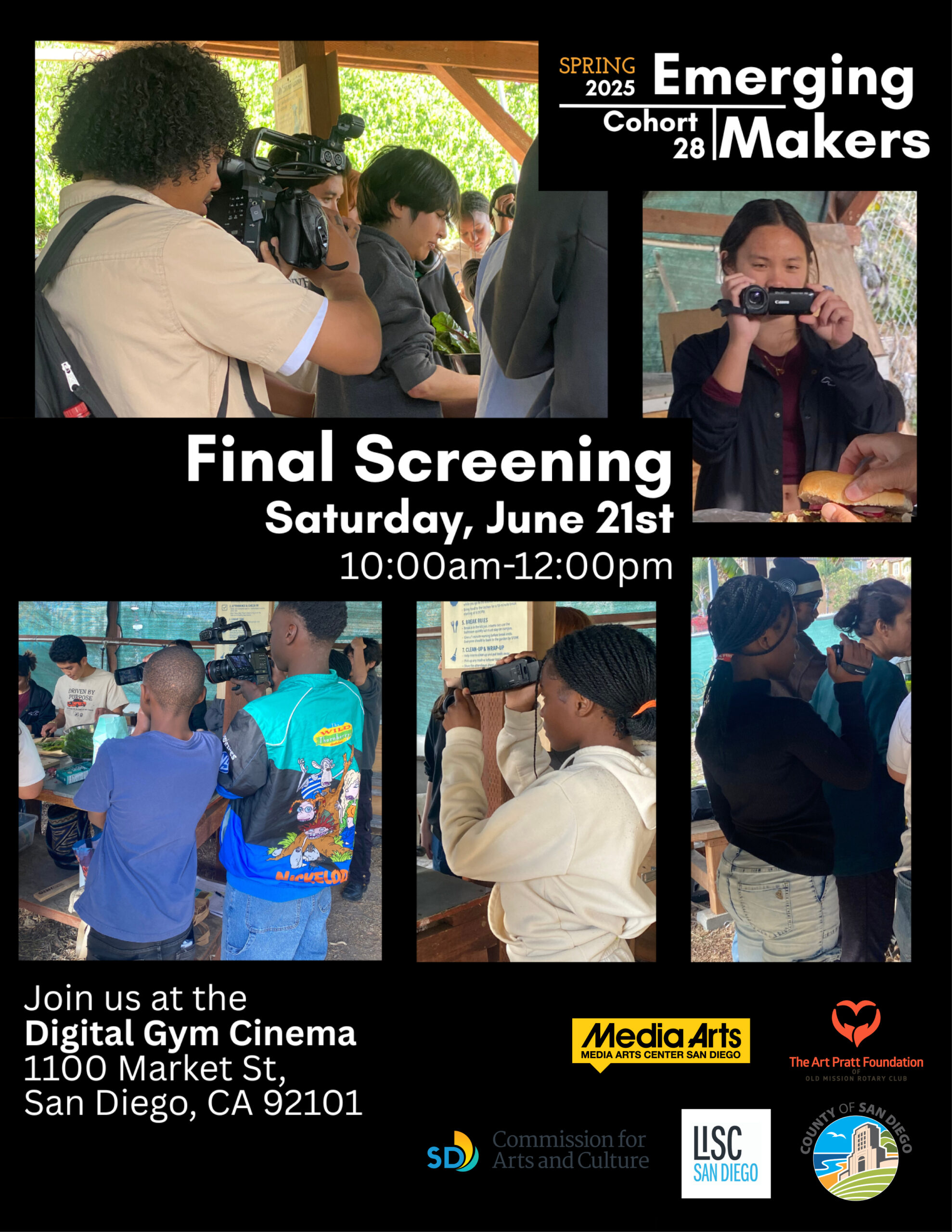 Poster for Spring 2025 Emerging Makers Showcase