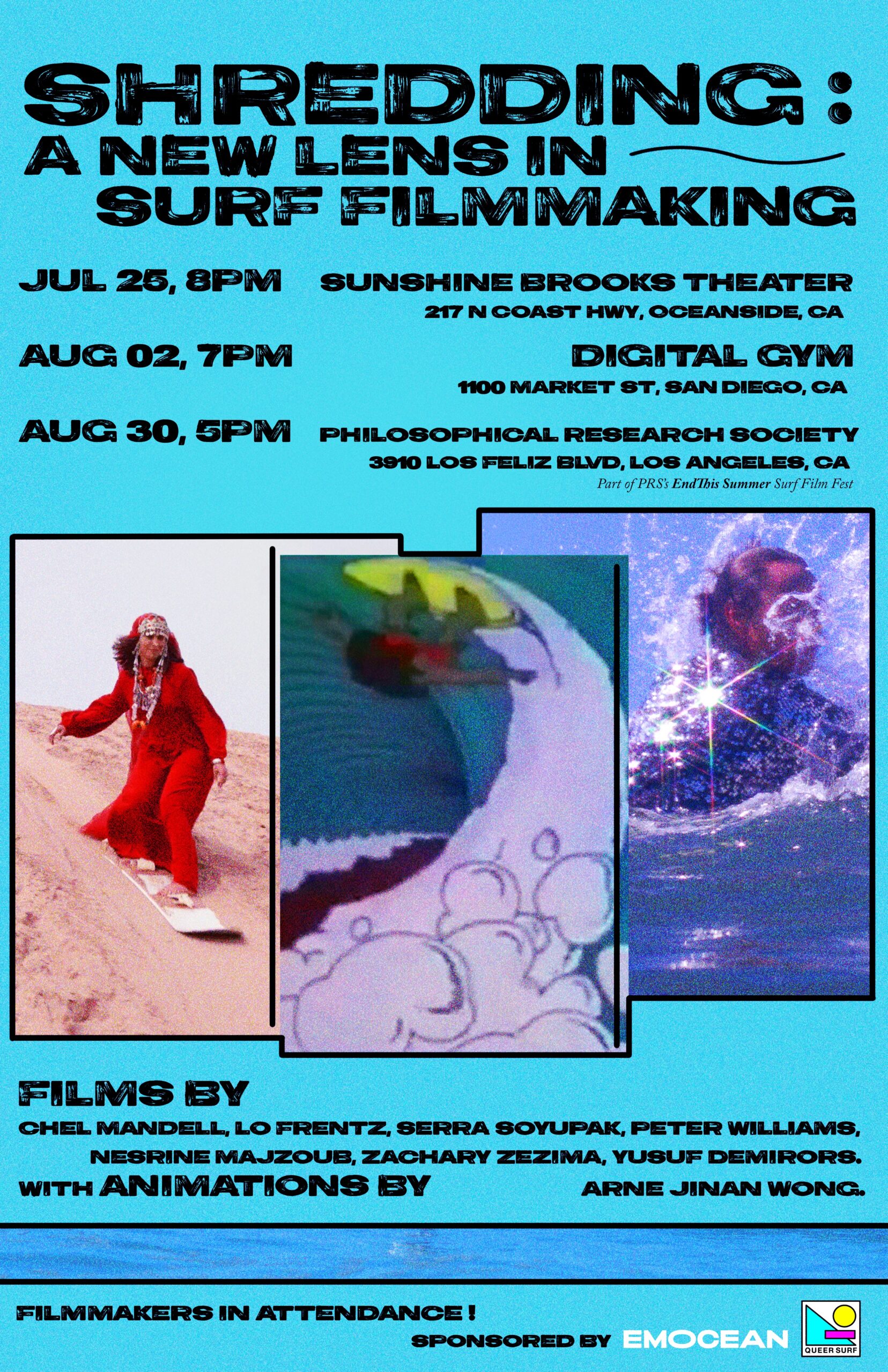 Poster for Shredding: A New Lens in Surf Filmmaking
